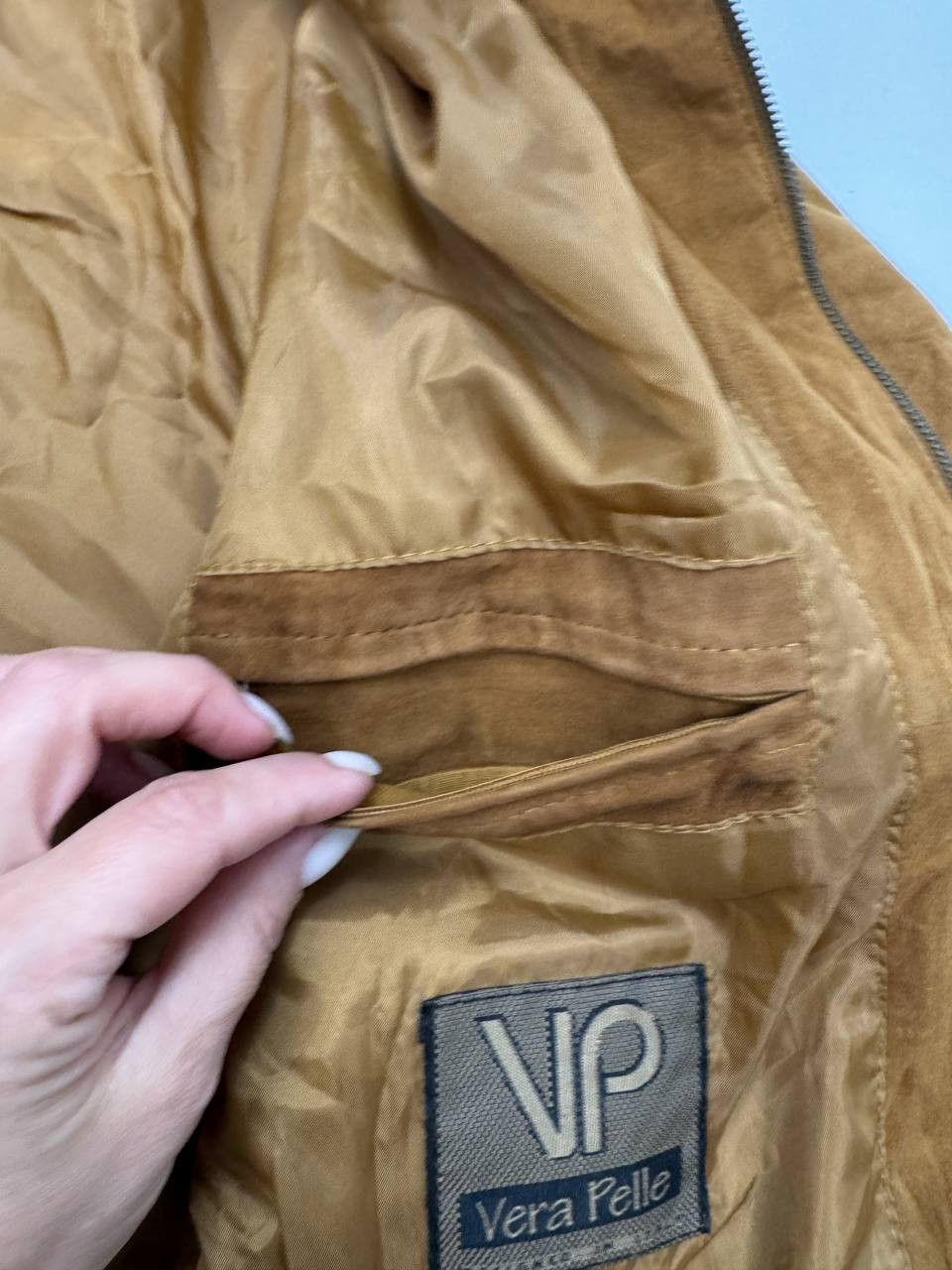 Vera Pelle Vera Pelle Vintage Tan Leather Zip Jacket Men Size US M / EU 48-50 / 2 - 9 Thumbnail