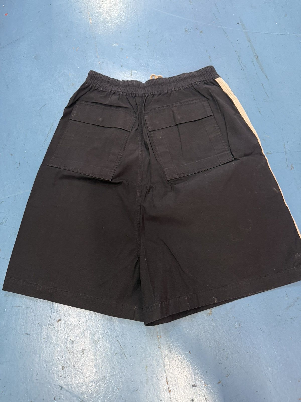 Rick Owens FW14 MOODY STRIPE SHORTS Size US 34 / EU 50 - 2 Thumbnail