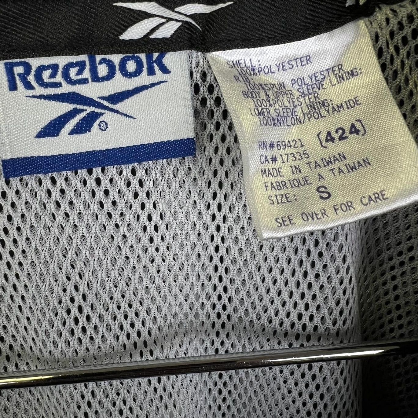 Reebok Reebok Eagle Football Jacket - Black Pullover Windbreaker Jacket S Men Black Eagle Football Windbreaker Ribbed Cuffs Pocket Quarter-zip Mens Size US S / EU 44-46 / 1 - 6 Thumbnail