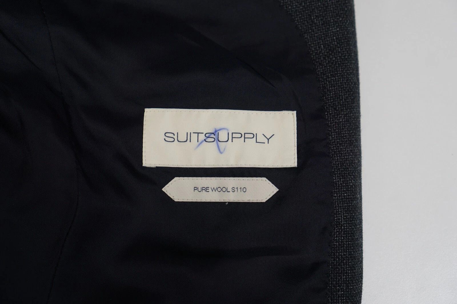 Suitsupply Men Suitsupply Blazer Napoli Reda Grey Wool S110 UK/US40 Size 40R - 5 Thumbnail