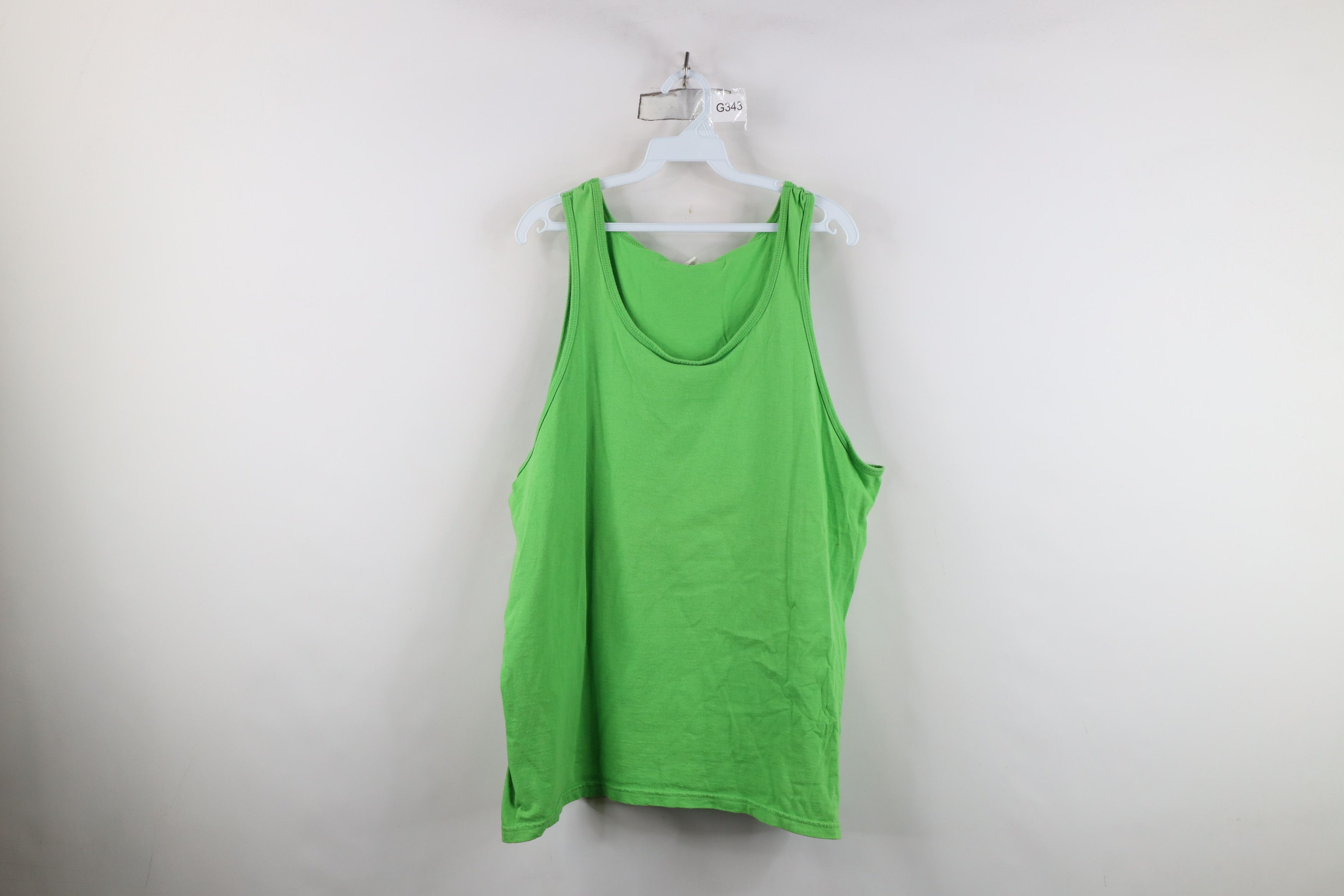 Vintage Vintage 90s Streetwear Heavyweight Cotton Tank Top T-Shirt Size US L / EU 52-54 / 3 - 1 Thumbnail
