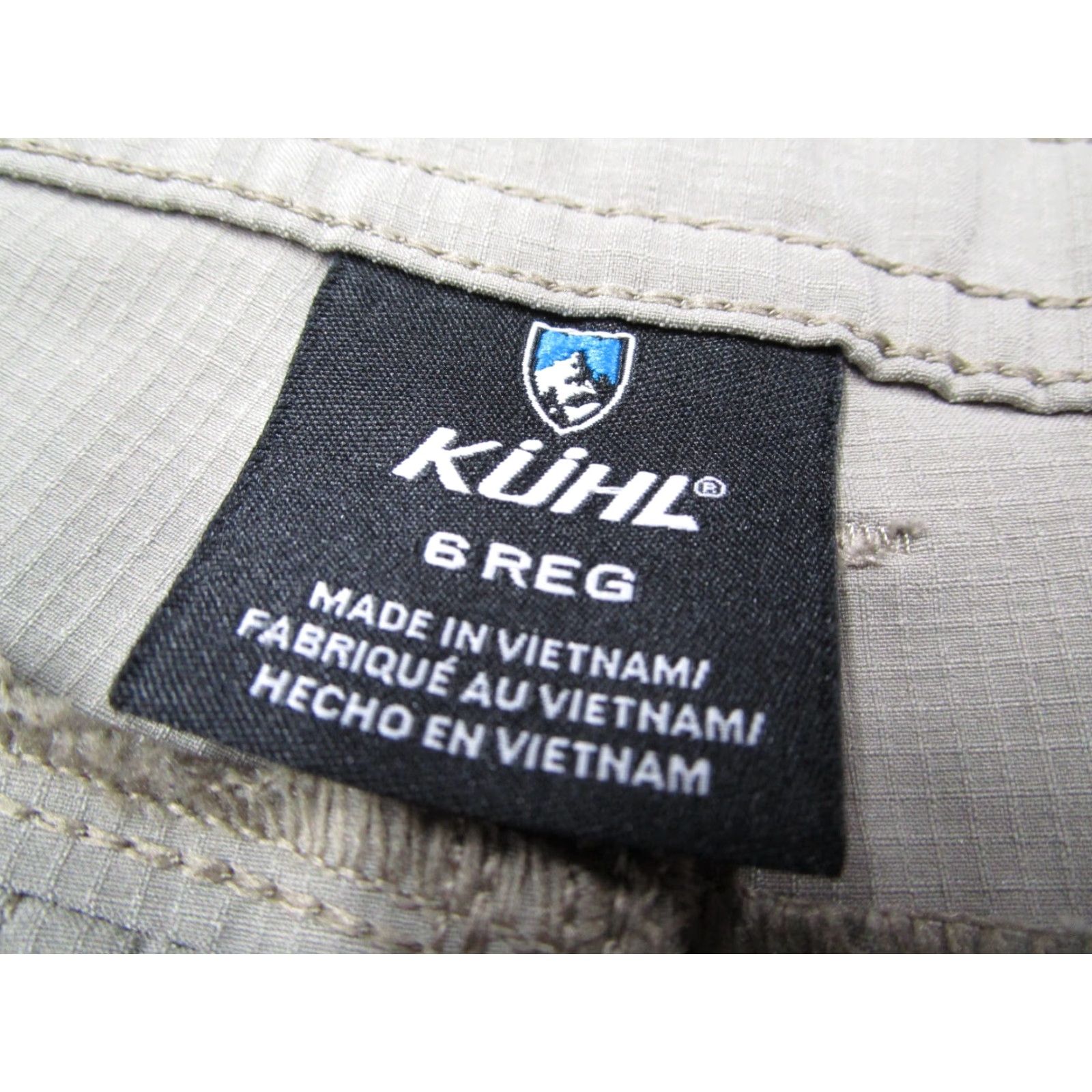 Vintage KUHL Womens Gray SKINNY HORIZN Pants - polyester Chino 6 Regular Adult Womens 30x30 Gray Bohemian Outdoor Travel Workwear Pockets Lightweight Stretch Size 28" / US 6 / IT 42 - 2 Thumbnail