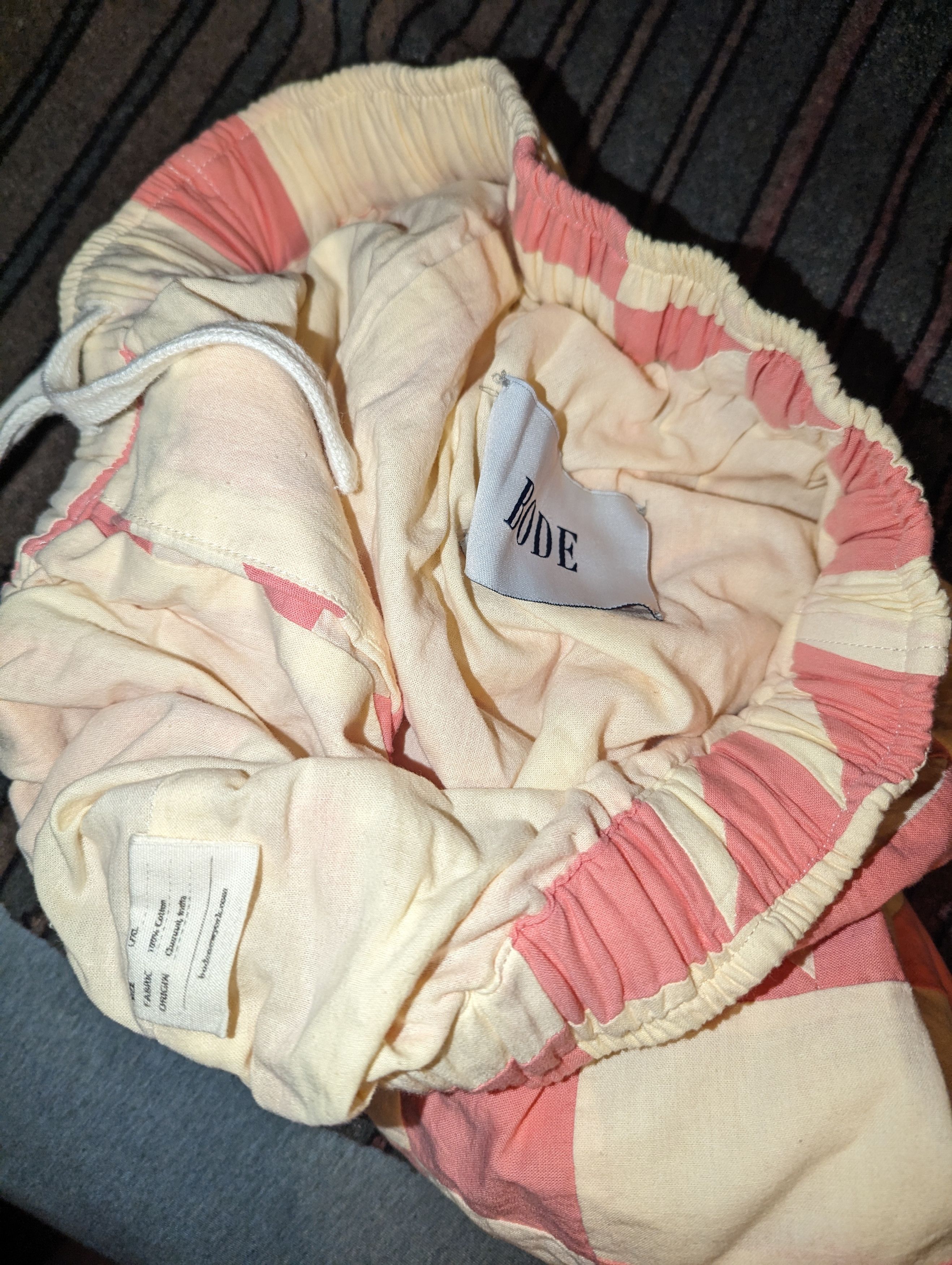 Bode BODE BEAR PAW QUILT SHORTS Size US 36 / EU 52 - 6 Thumbnail