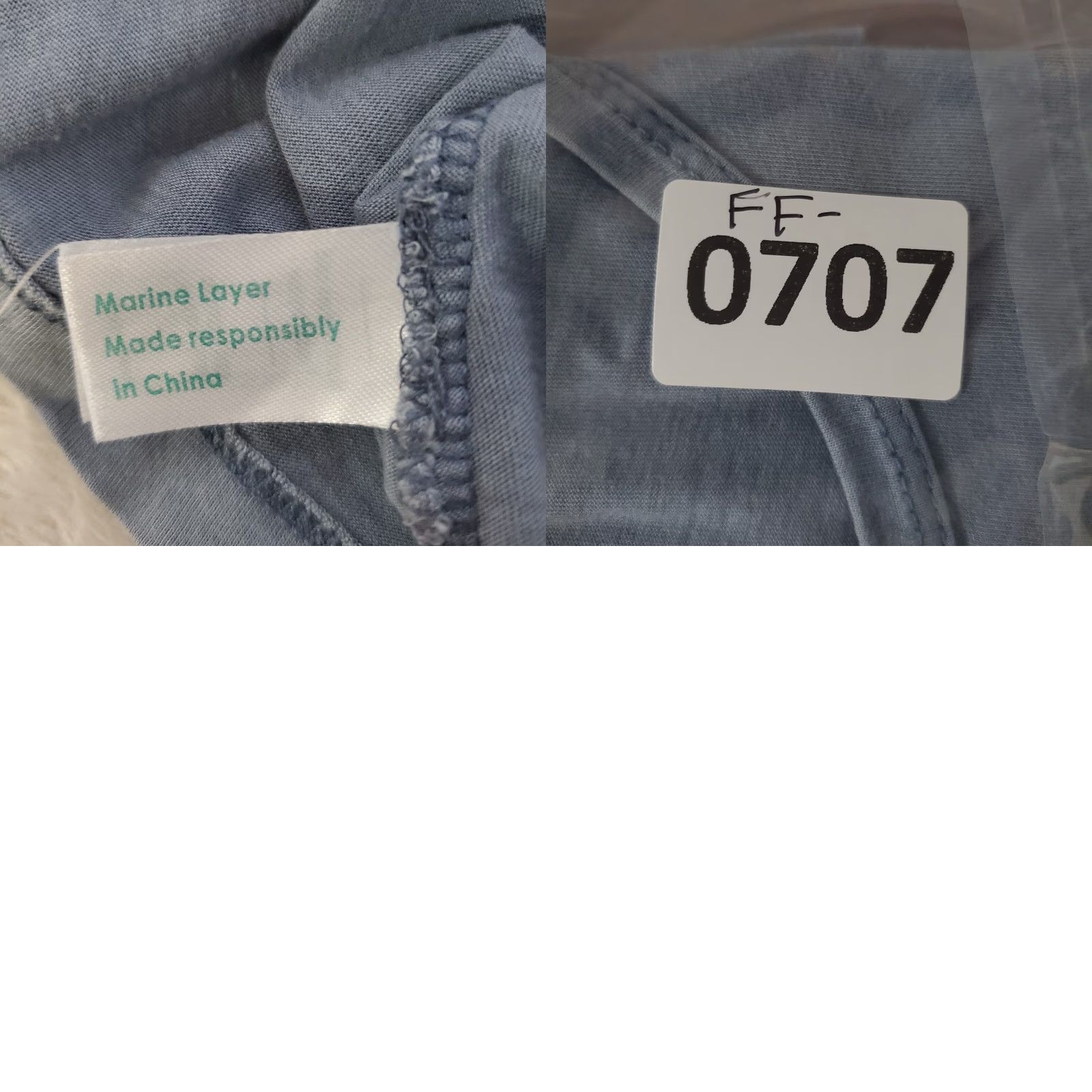 Marine Layer Marine Layer Tank Top Women S Blue Sleeveless Round Neck Pocket Tee Size S / US 4 / IT 40 - 8 Thumbnail
