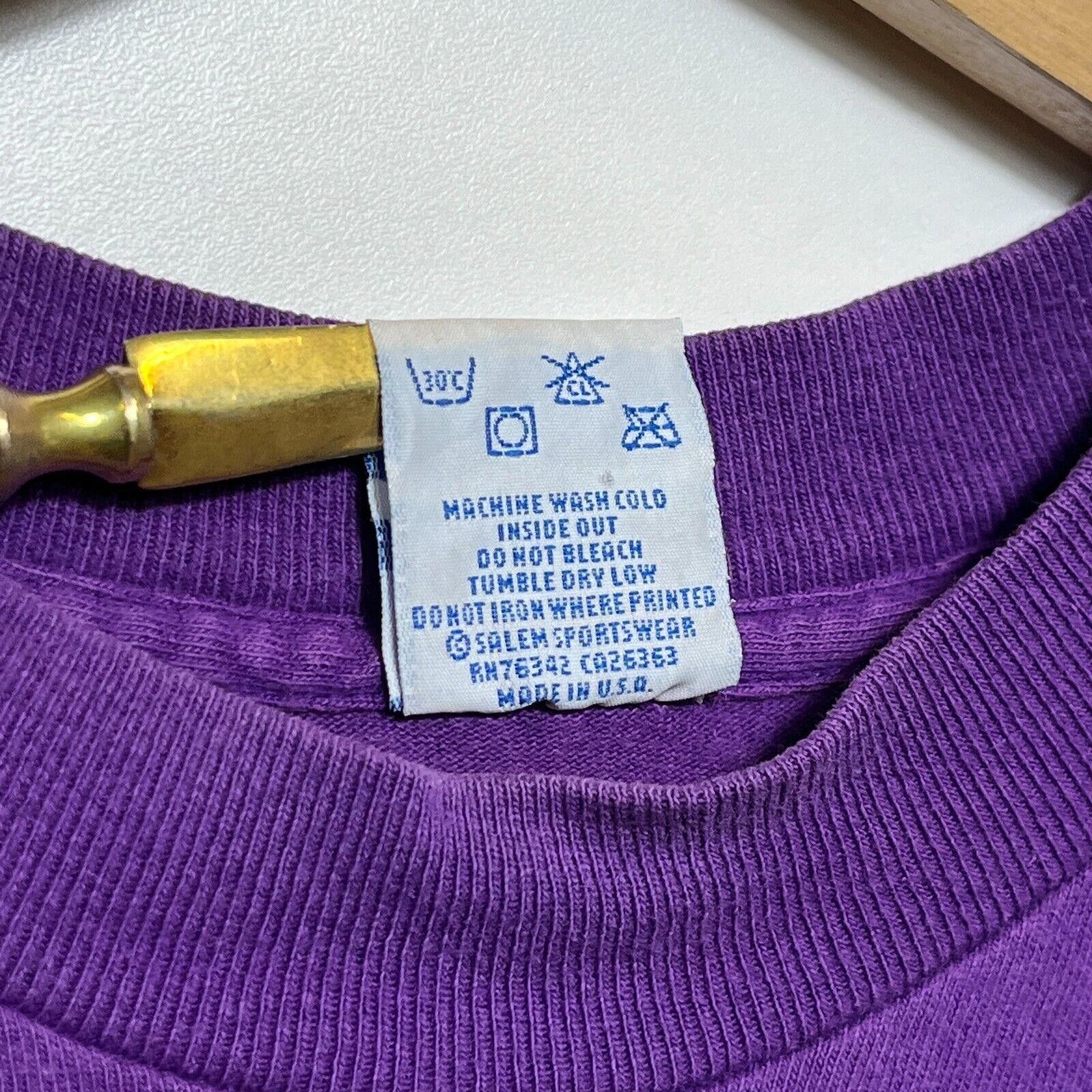 Salem Sportswear × Vintage Vintage 90s NBA Charlotte Hornets Salem T-shirt XL Size US XL / EU 56 / 4 - 12 Thumbnail