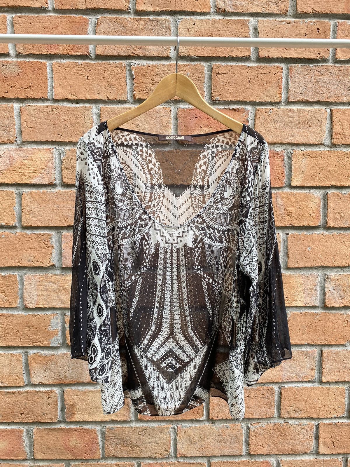 Roberto Cavalli Roberto Cavalli printed blouse Size S / US 4 / IT 40 - 7 Thumbnail