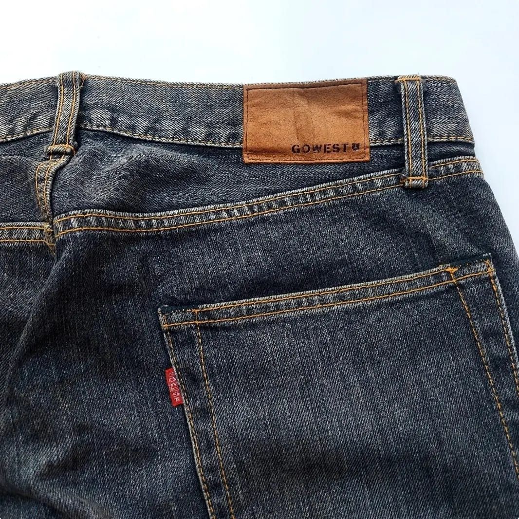 Japanese Brand × Vintage GOWEST PATCHWORK DENIM PANTS Size US 34 / EU 50 - 6 Thumbnail