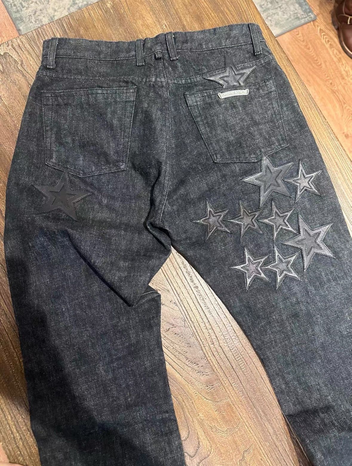 Chrome Hearts Chrome Hearts Star Leather Patch Jeans Size US 32 / EU 48 - 11 Thumbnail