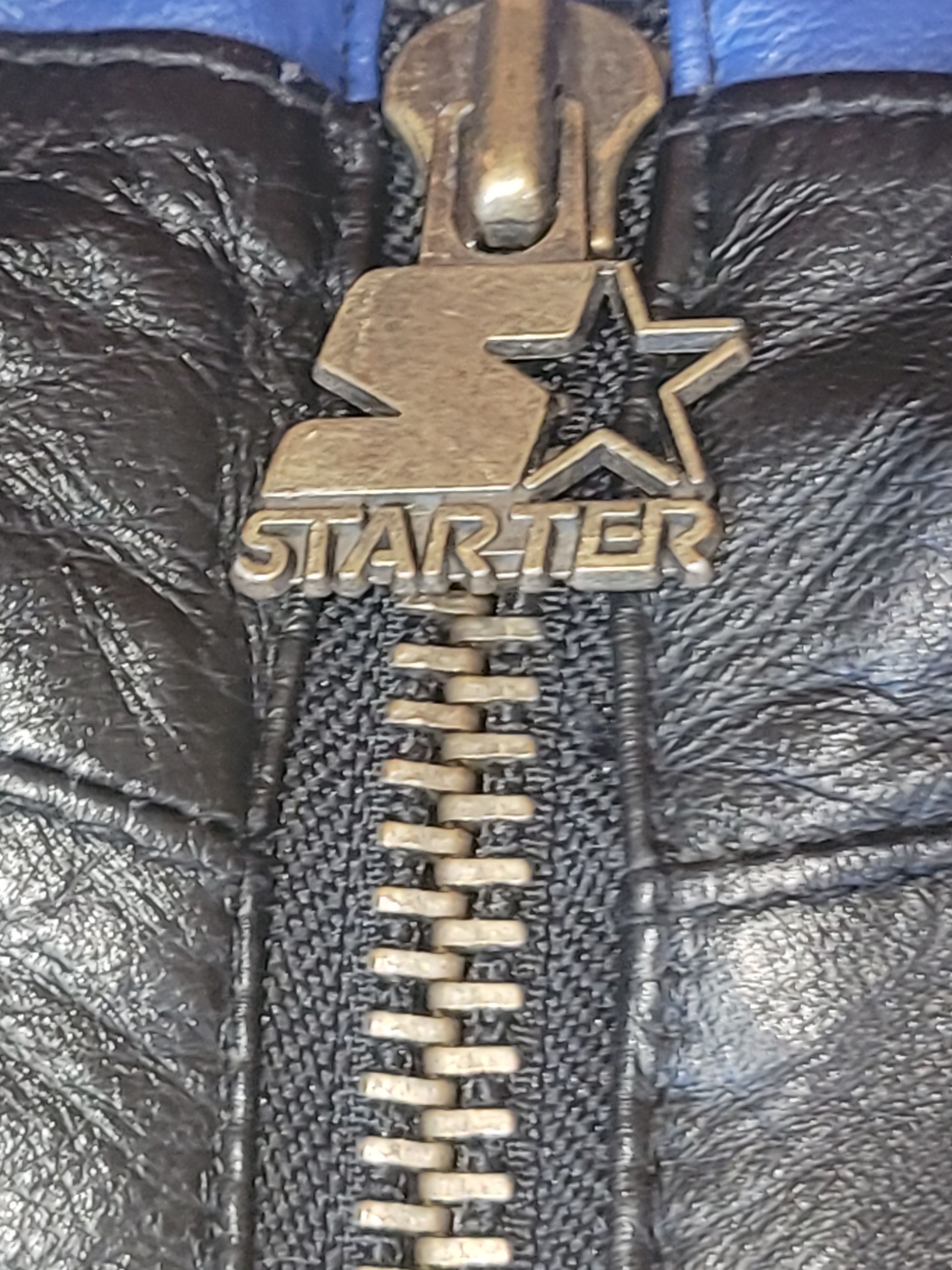 Starter Vintage Starter Dallas Cowboys Genuine Leather Coat Size US XL / EU 56 / 4 - 11 Thumbnail