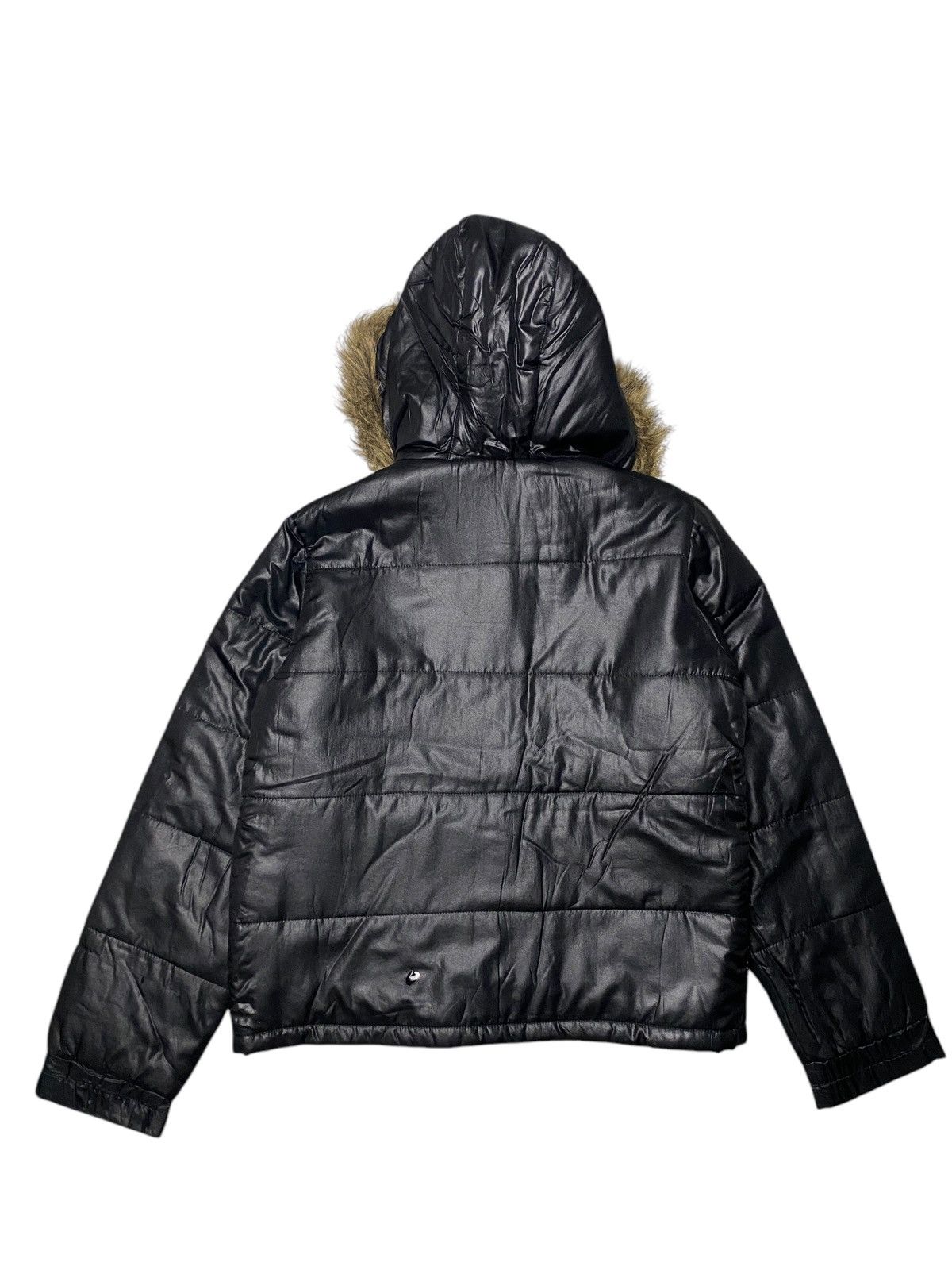 If Six Was Nine 2000's Mignon Fur Black Puffer Jacket Size US M / EU 48-50 / 2 - 6 Thumbnail