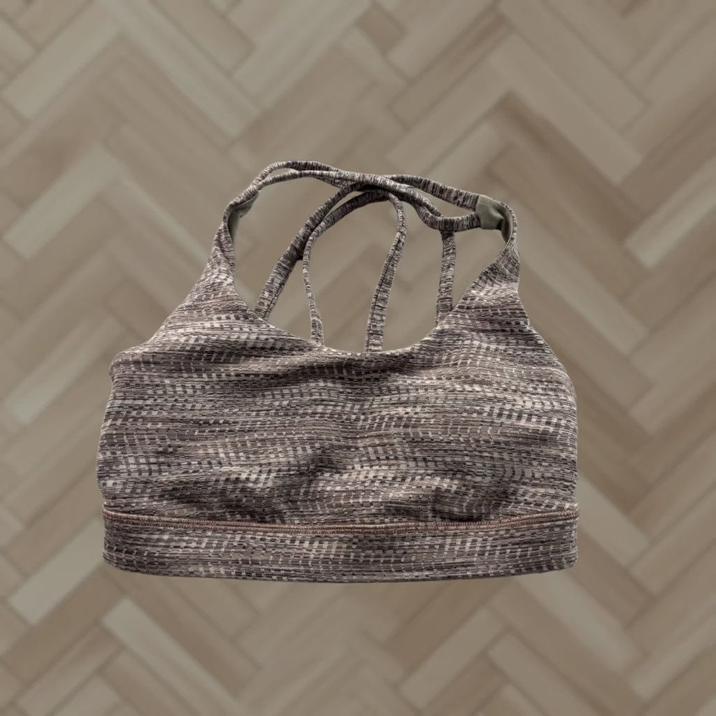 Lululemon Lululemon Strappy Athletic Yoga Sports Bra Women's Pink S Removable Cups Size ONE SIZE - 1 Thumbnail