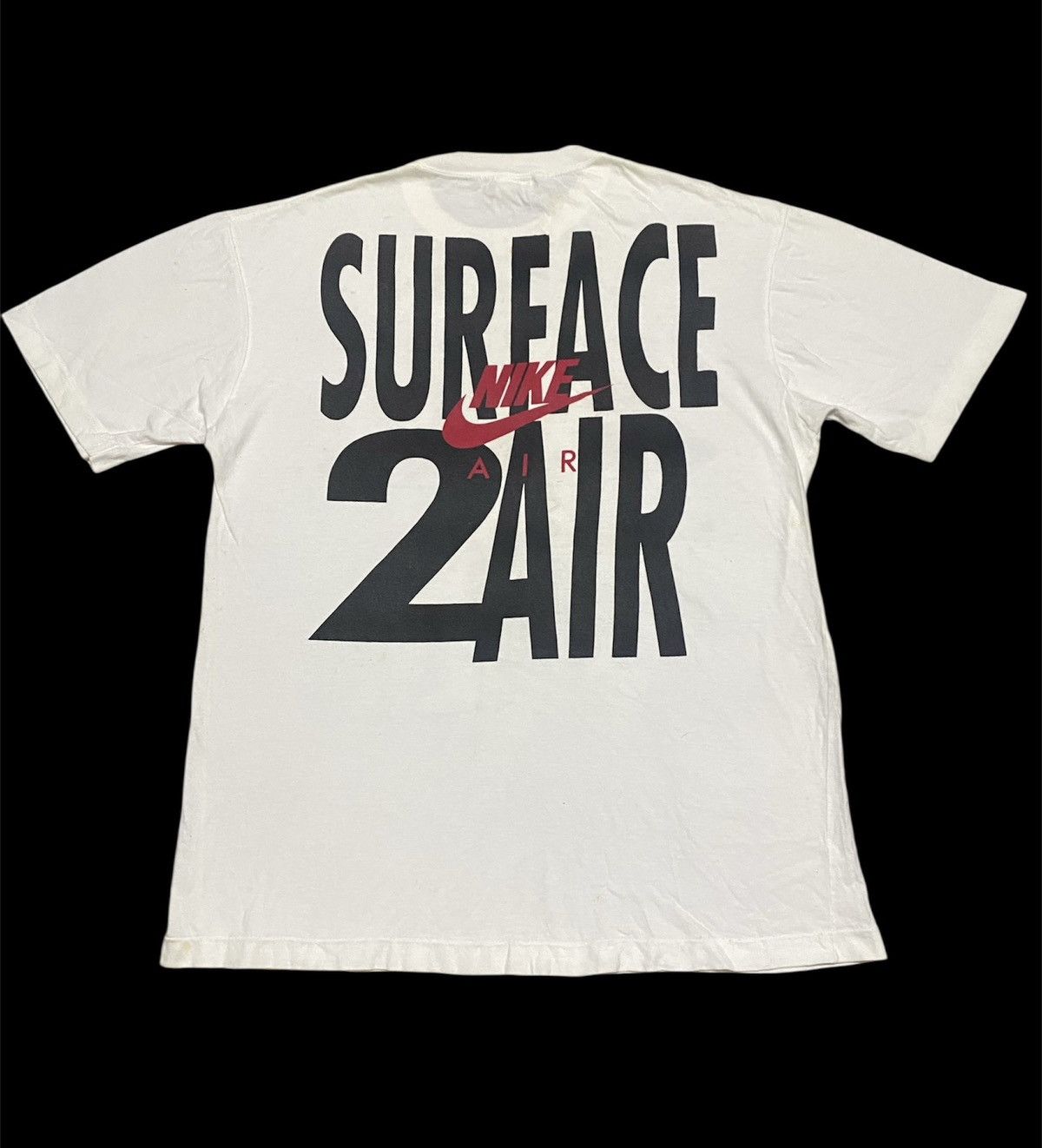 Nike Vintage Nike Air Jordan Surface 2 Air Big Backhit T Shirt Size US M / EU 48-50 / 2 - 2 Thumbnail