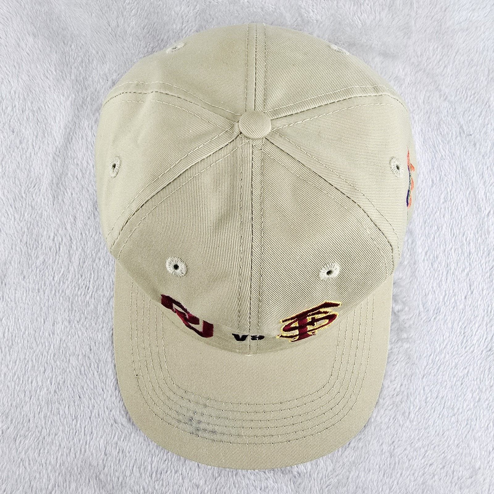 The Game Vintage Orange Bowl 2001 National Championship OU vs FSU Hat Size ONE SIZE - 6 Thumbnail