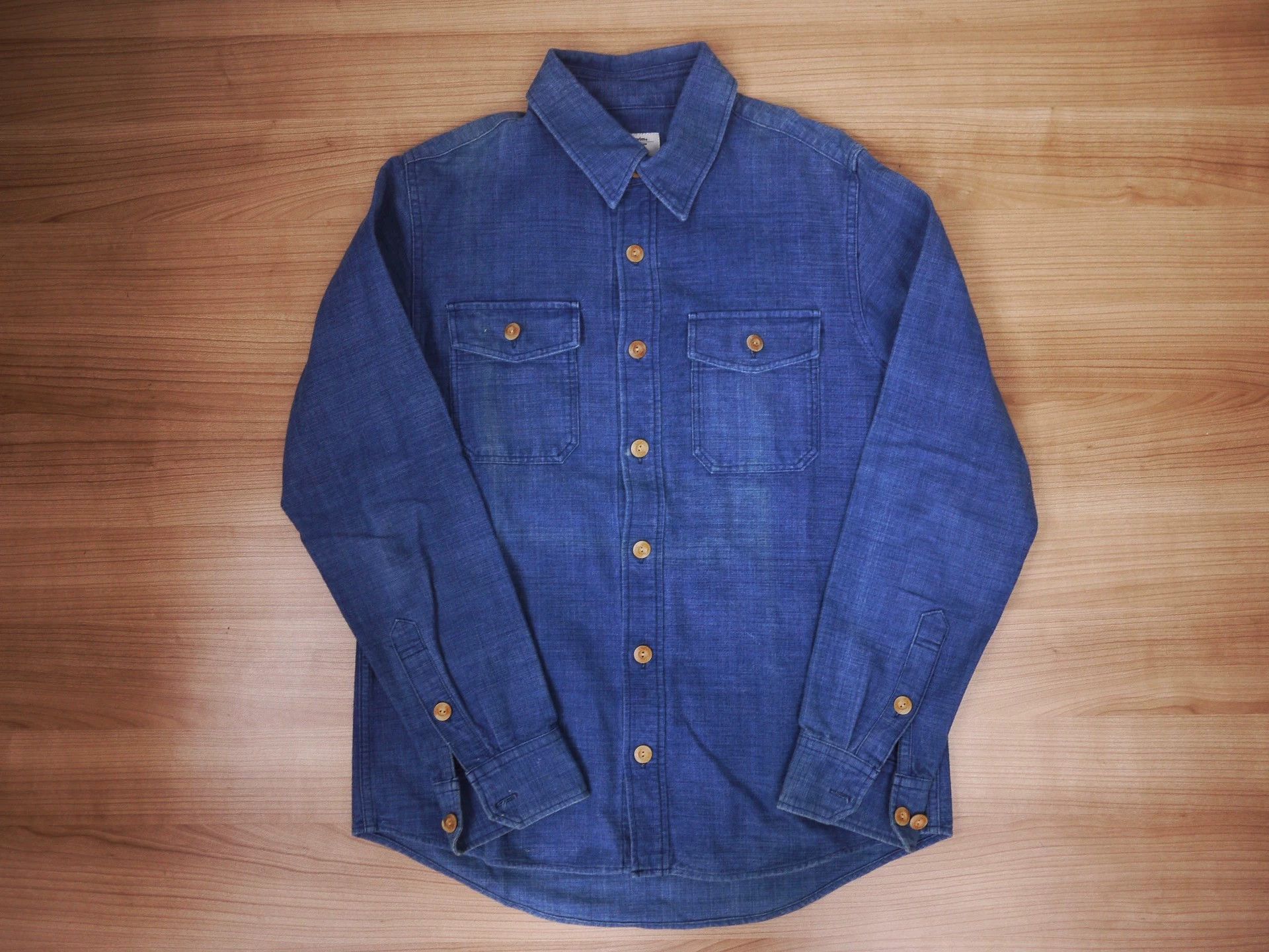Visvim men's VISVIM Black Elk Flannel Shirt Indigo 1 Size US S / EU 44-46 / 1 - 1 Thumbnail