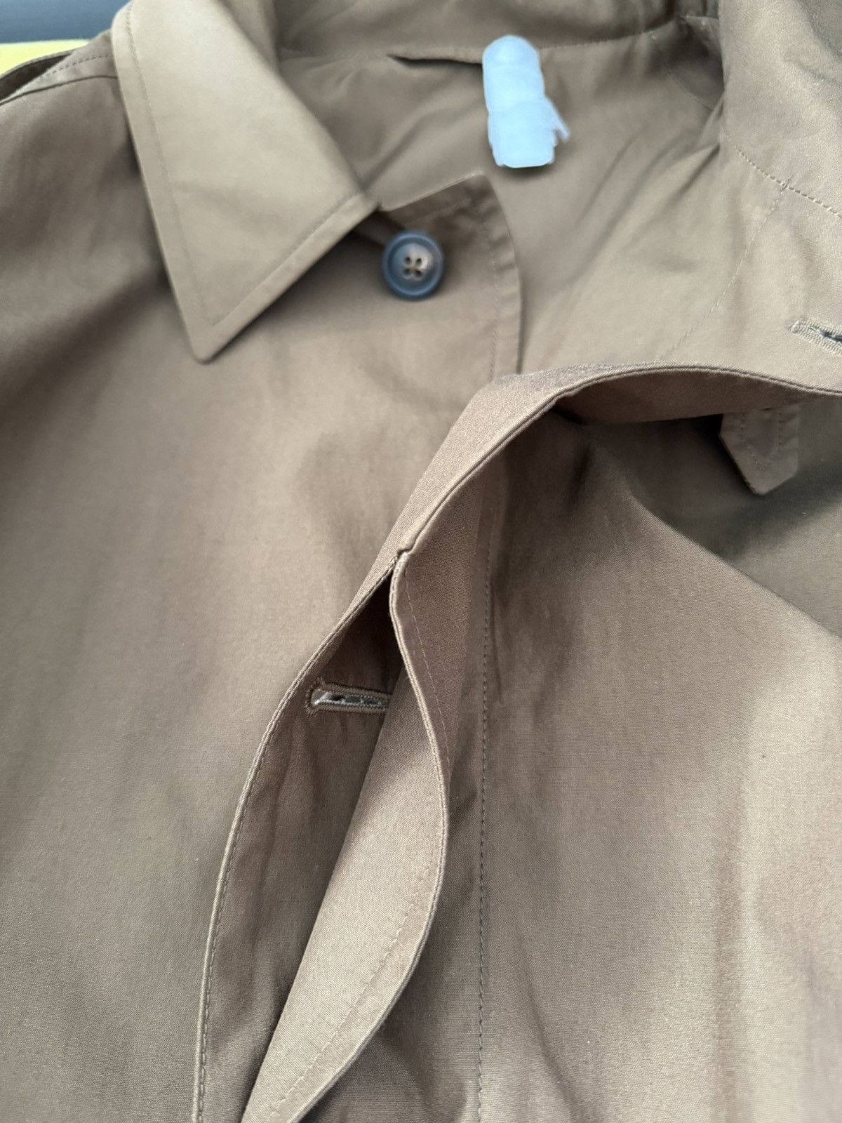 Alfred Dunhill 5K runway sample cotton/silk tobacco-brown trench, IT50, IT Size US M / EU 48-50 / 2 - 16 Thumbnail