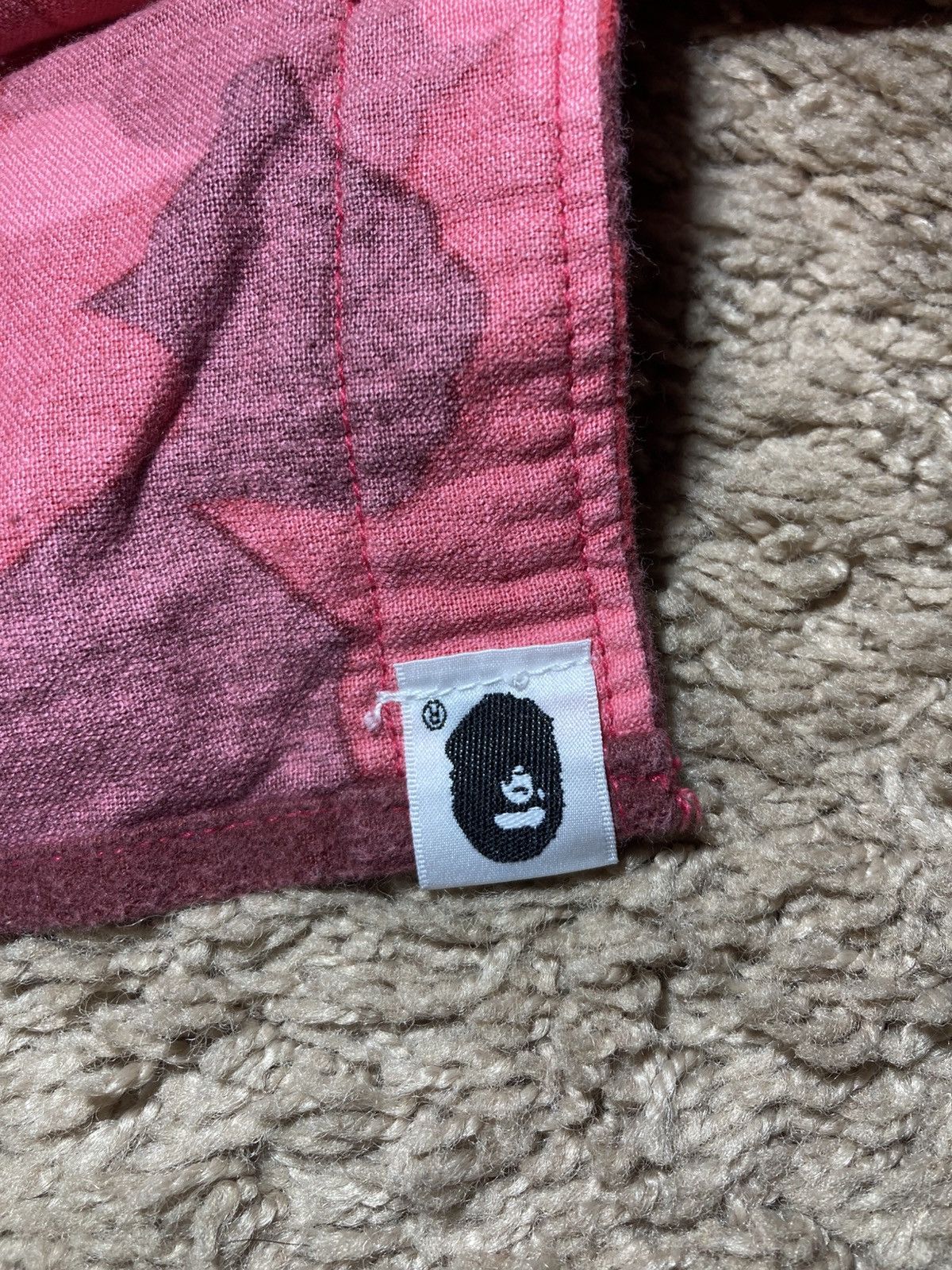 Bape 2010 Bape Red Full Camo Button Up Pirate Nigo OG Size US M / EU 48-50 / 2 - 10 Thumbnail