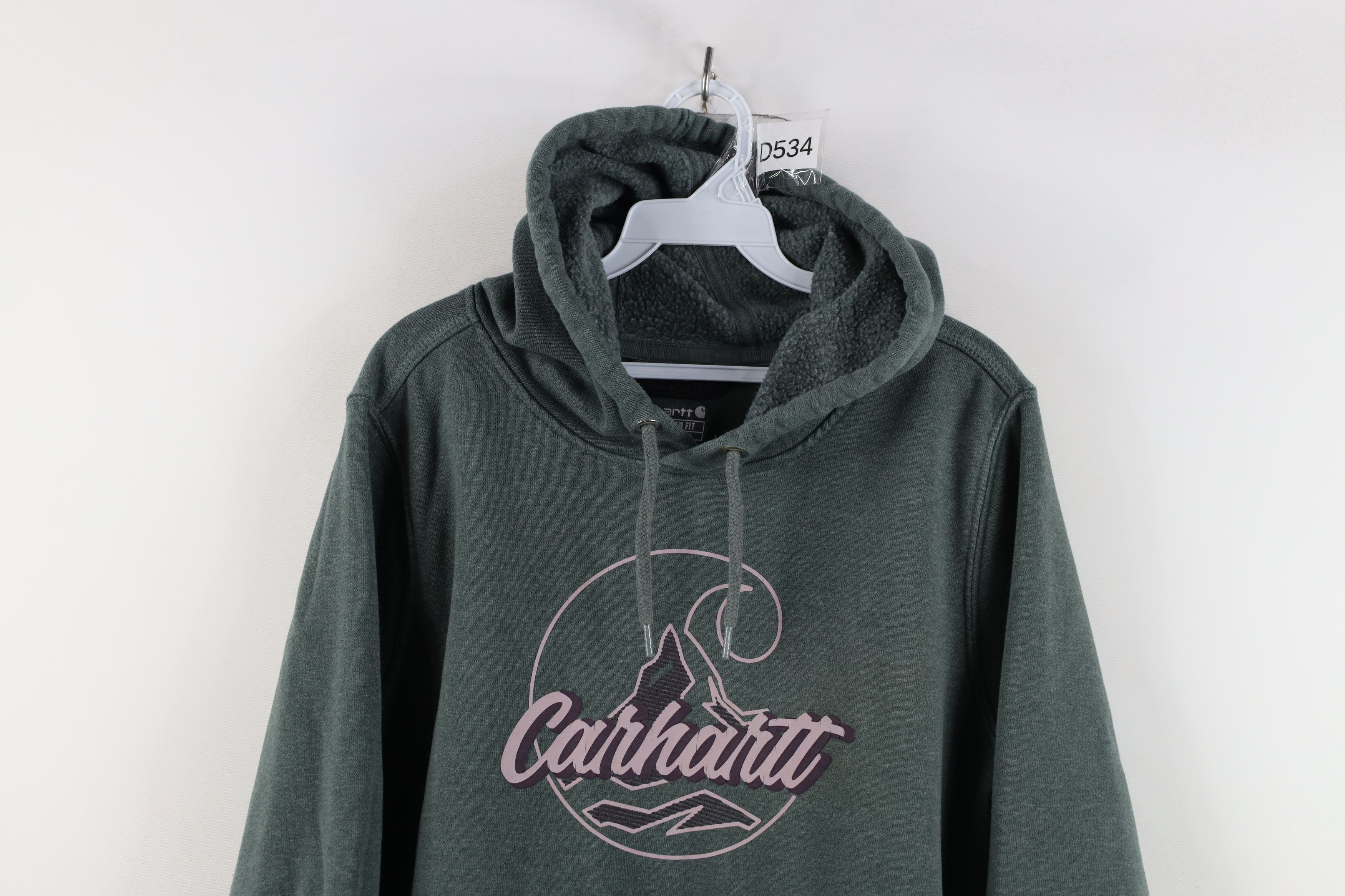 Carhartt × Vintage Vintage Y2K Carhartt Relaxed Fit Script Spell Out Hoodie Size XL / US 12-14 / IT 48-50 - 2 Thumbnail