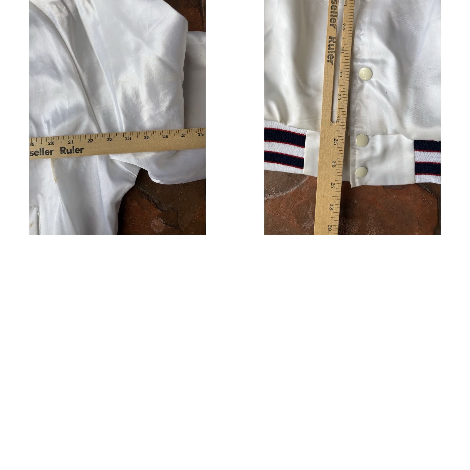 Vintage VINTAGE Bud Dry Satin Bomber Jacket XL White Logo USA 80s Wind-Resistant, Water-Resistant, Short Jacket, Unisex Adults, 80s, Draft Promo, USA Theme Size US XL / EU 56 / 4 - 11 Thumbnail
