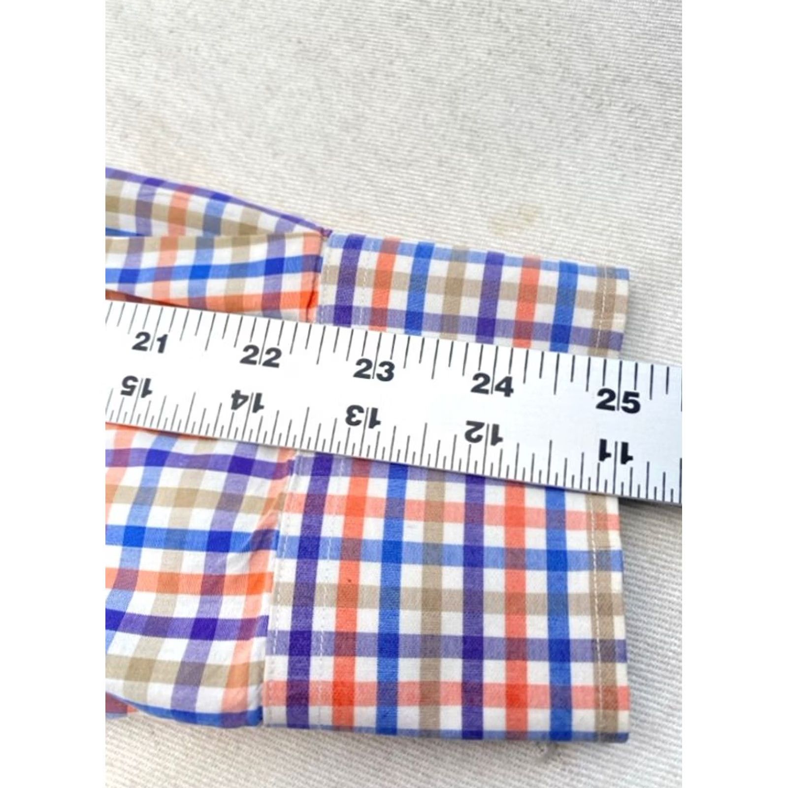 Orvis Orvis Mens Signature Series Long Sleeve Button-Down Check Shirt Mens Large Multicolor Cotton Knit Casual Button-Up Shirt Mens Regular Size US L / EU 52-54 / 3 - 7 Thumbnail