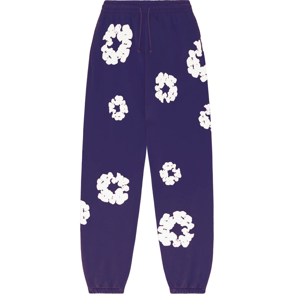 image of Denim Tears The Cotton Wreath Sweatpants Purple - Large, Men's (Size 34)