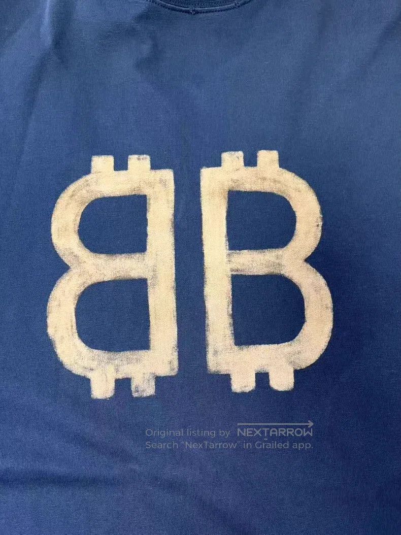 Balenciaga Balenciaga Letter Printed Round Neck Short Sleeve Size US S / EU 44-46 / 1 - 3 Thumbnail