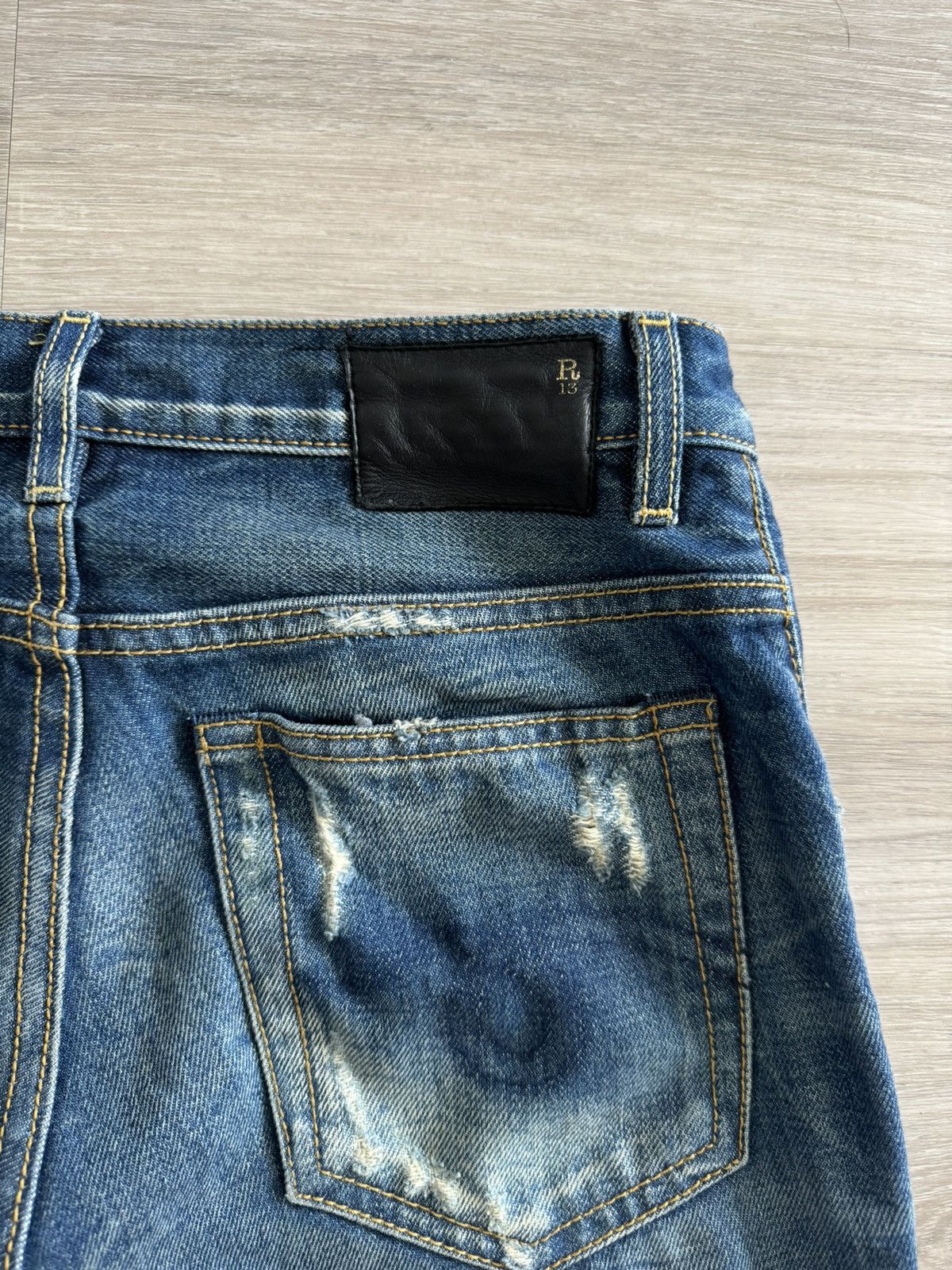 R13 R13 Jane Wide Leg Denim Size 25" / US 0 / IT 36 - 5 Thumbnail