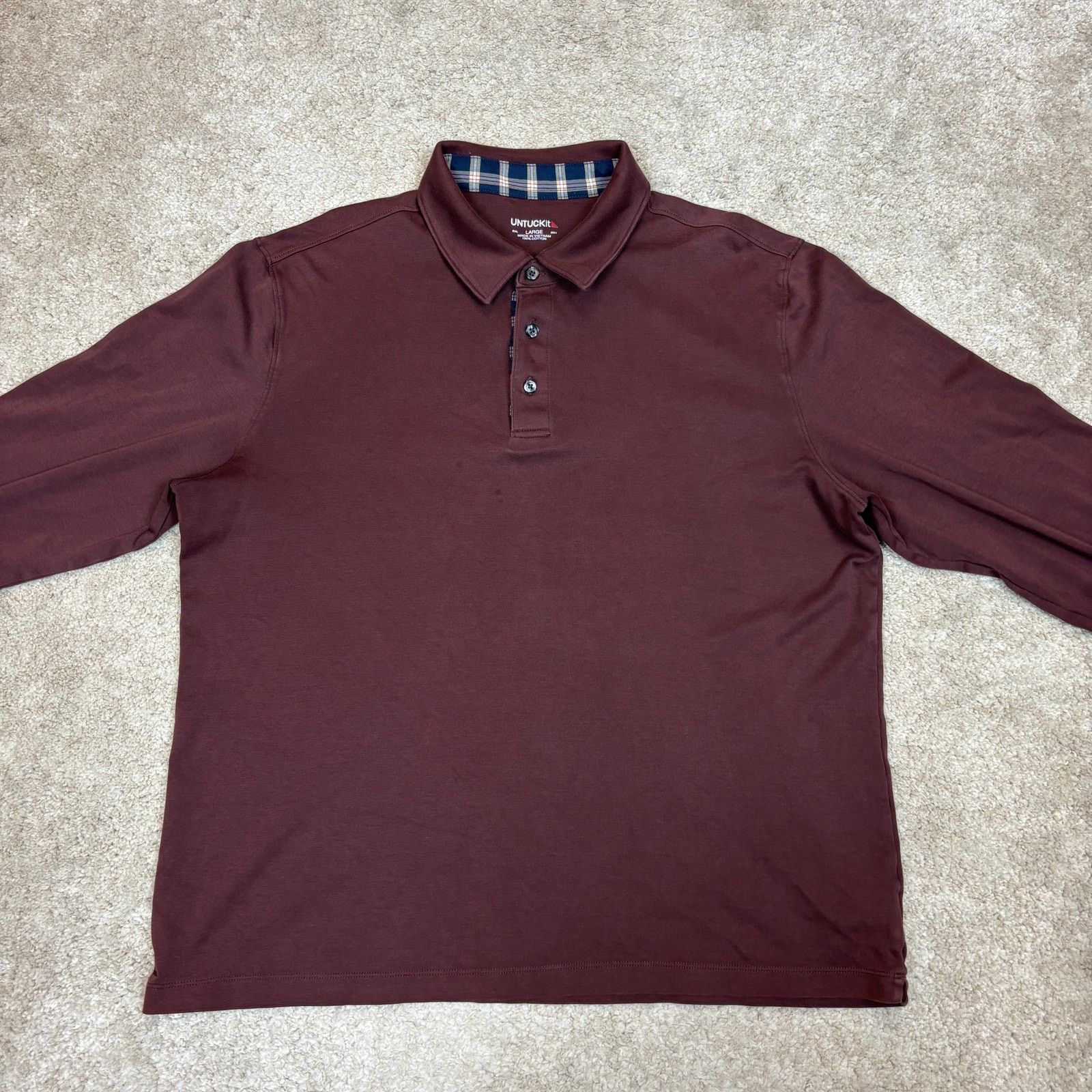UNTUCKit Untuckit Damaschino Shirt Placket Long Sleeve Large Size US L / EU 52-54 / 3 - 2 Thumbnail