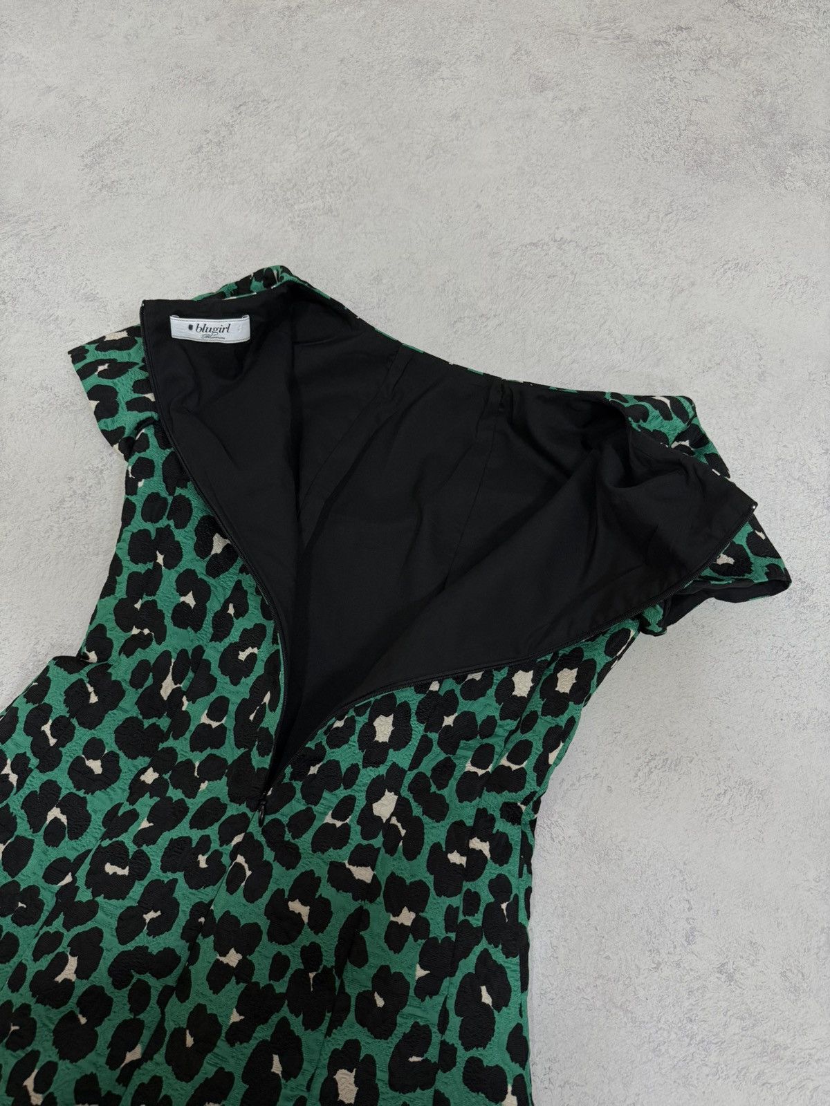 Blumarine Blugirl Blumarine Green Short Sleeve Mini Dress Size S-M Size S / US 4 / IT 40 - 12 Thumbnail