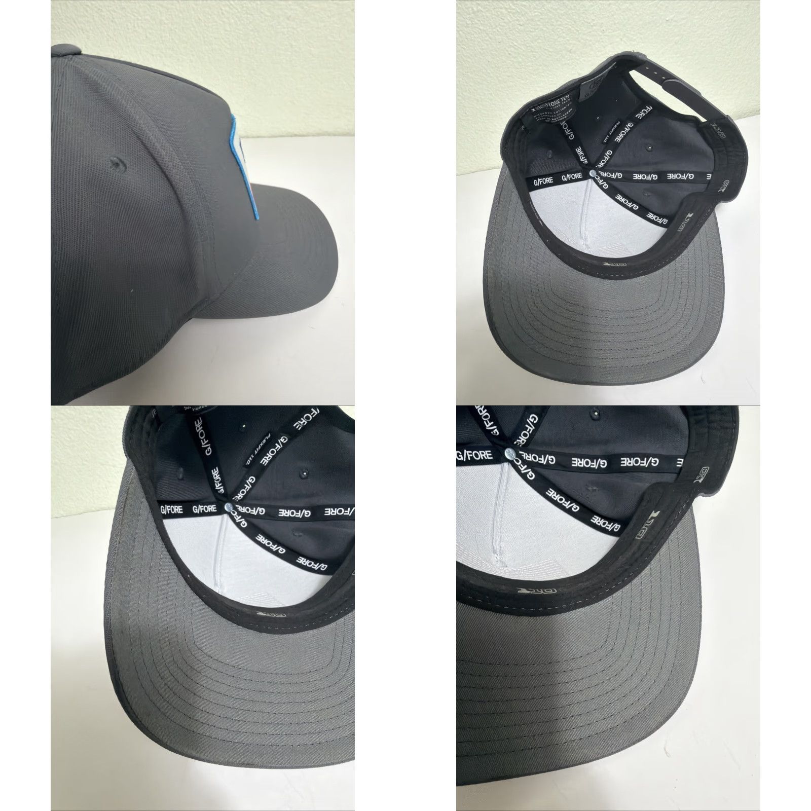 G/FORE G/FORE Hat Cap Snap Back Mens Gray Fairway To Heaven Embroidered Patch Golf Size ONE SIZE - 9 Thumbnail