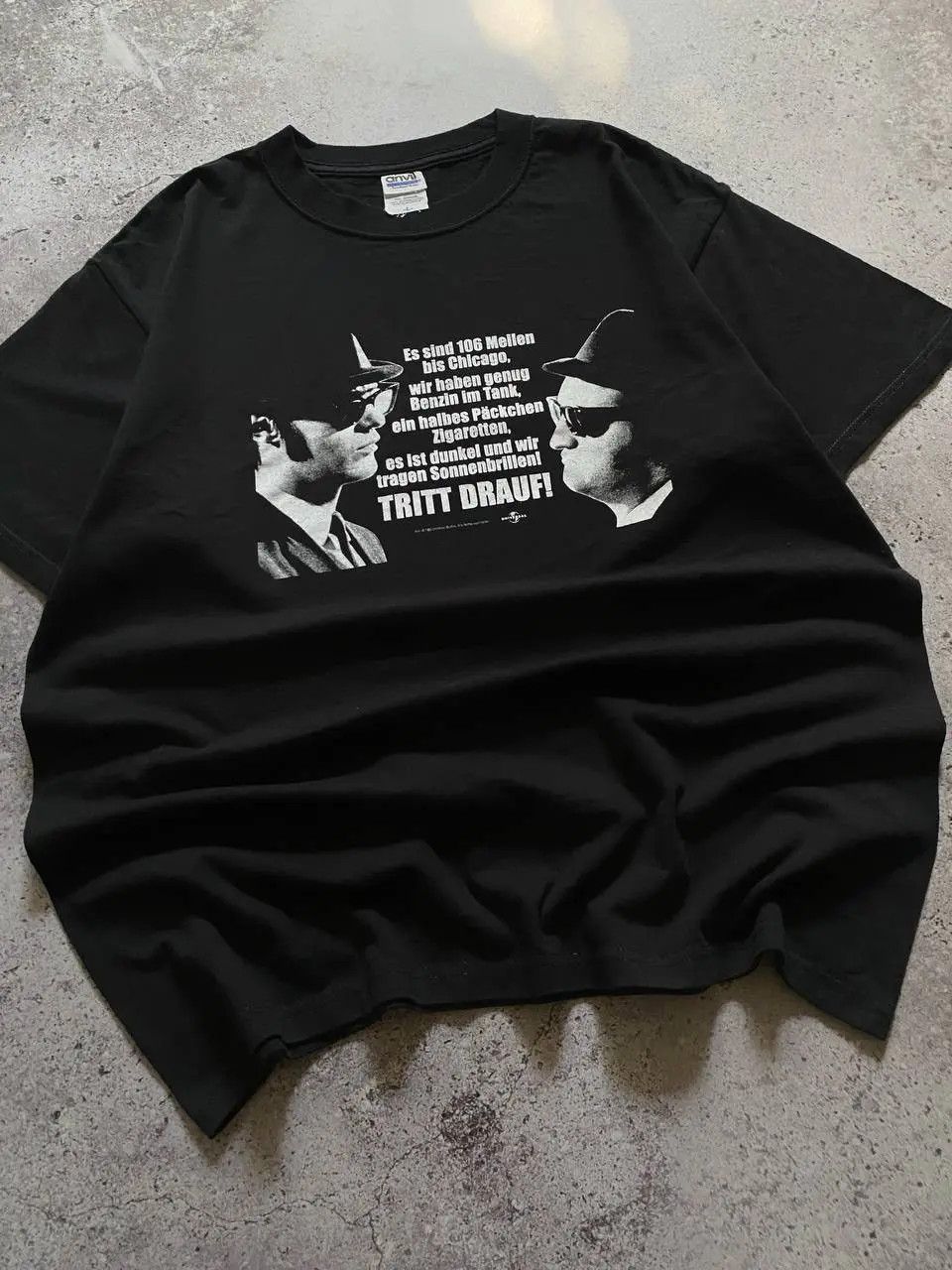Vintage THE BLUES BROTHERS 1980 UNIVERSAL STUDIOS PROMO MOVIE TEE Size US L / EU 52-54 / 3 - 2 Thumbnail
