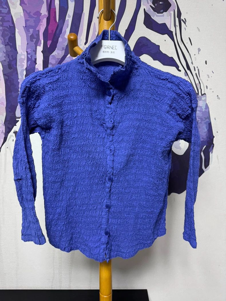 Issey Miyake issey miyake size:one size A lapel cardigan 2505-Nextarrow Size XXS / US 00 / IT 34 - 1 Thumbnail