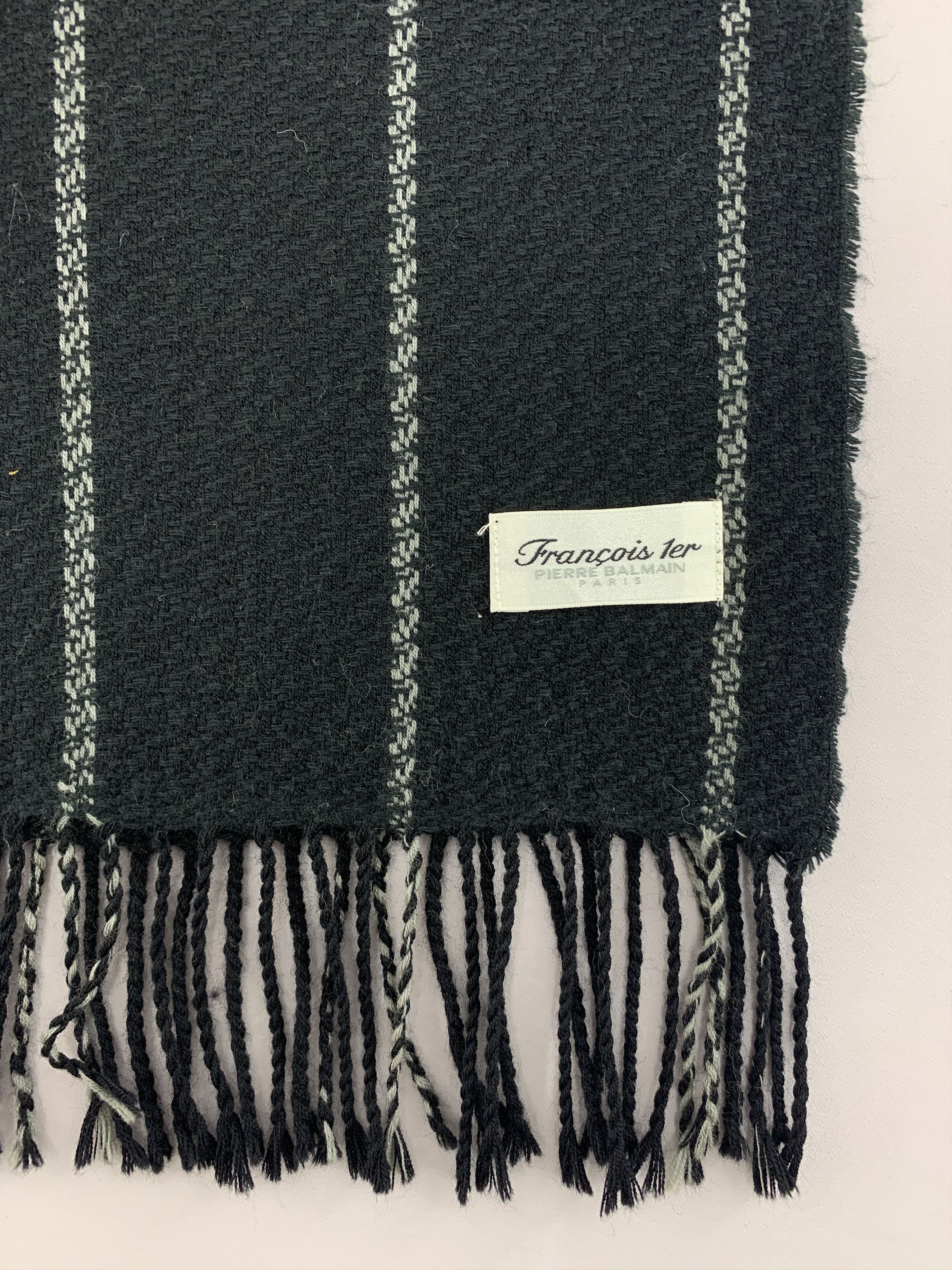 Pierre Balmain Pierre Balmain Scarf Wool Muffler Neck Wrap BL4367 Size ONE SIZE - 3 Thumbnail