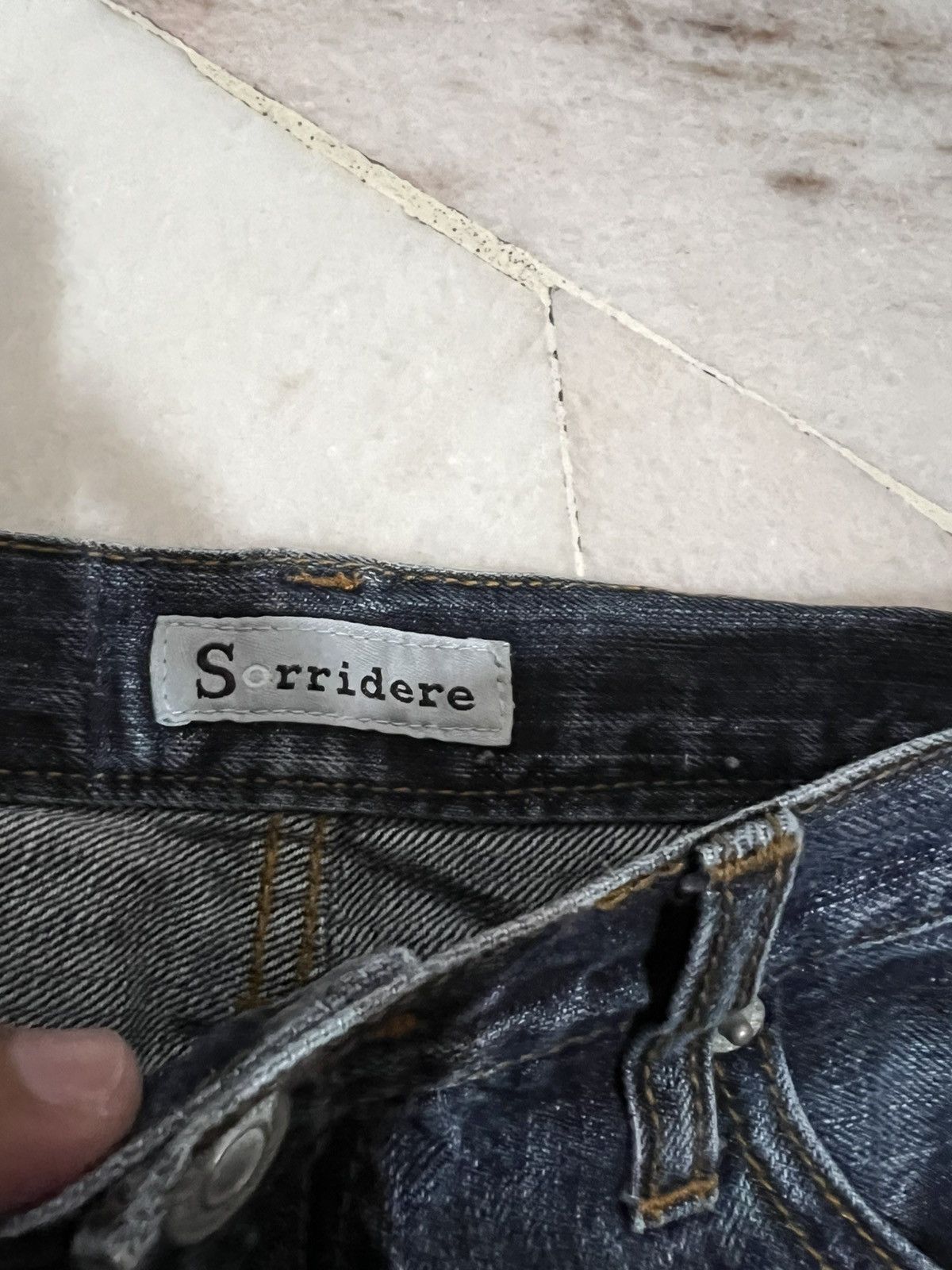 If Six Was Nine × Japanese Brand × Le Grande Bleu (L.G.B.) 🌈90’s Style Sorridere Funny Devil Skull Jeans Size US 28 / EU 44 - 14 Thumbnail