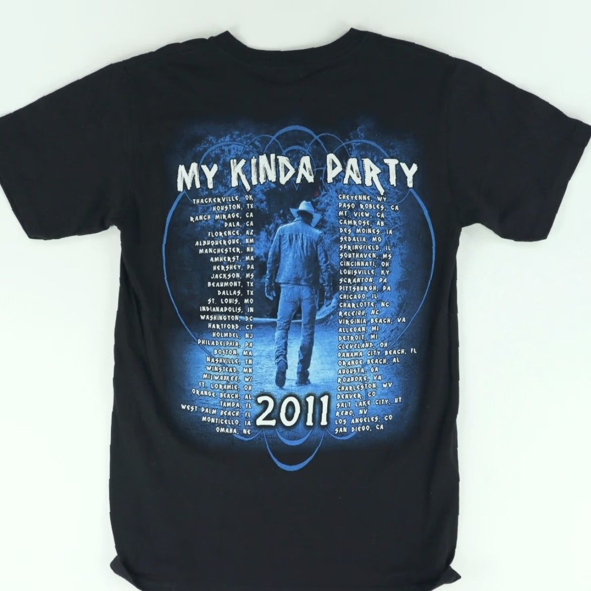 Anvil Jason Aldean My Kinda Party 2011 Anvil Solid T-Shirt Black Men's S Shirt Size US S / EU 44-46 / 1 - 3 Thumbnail