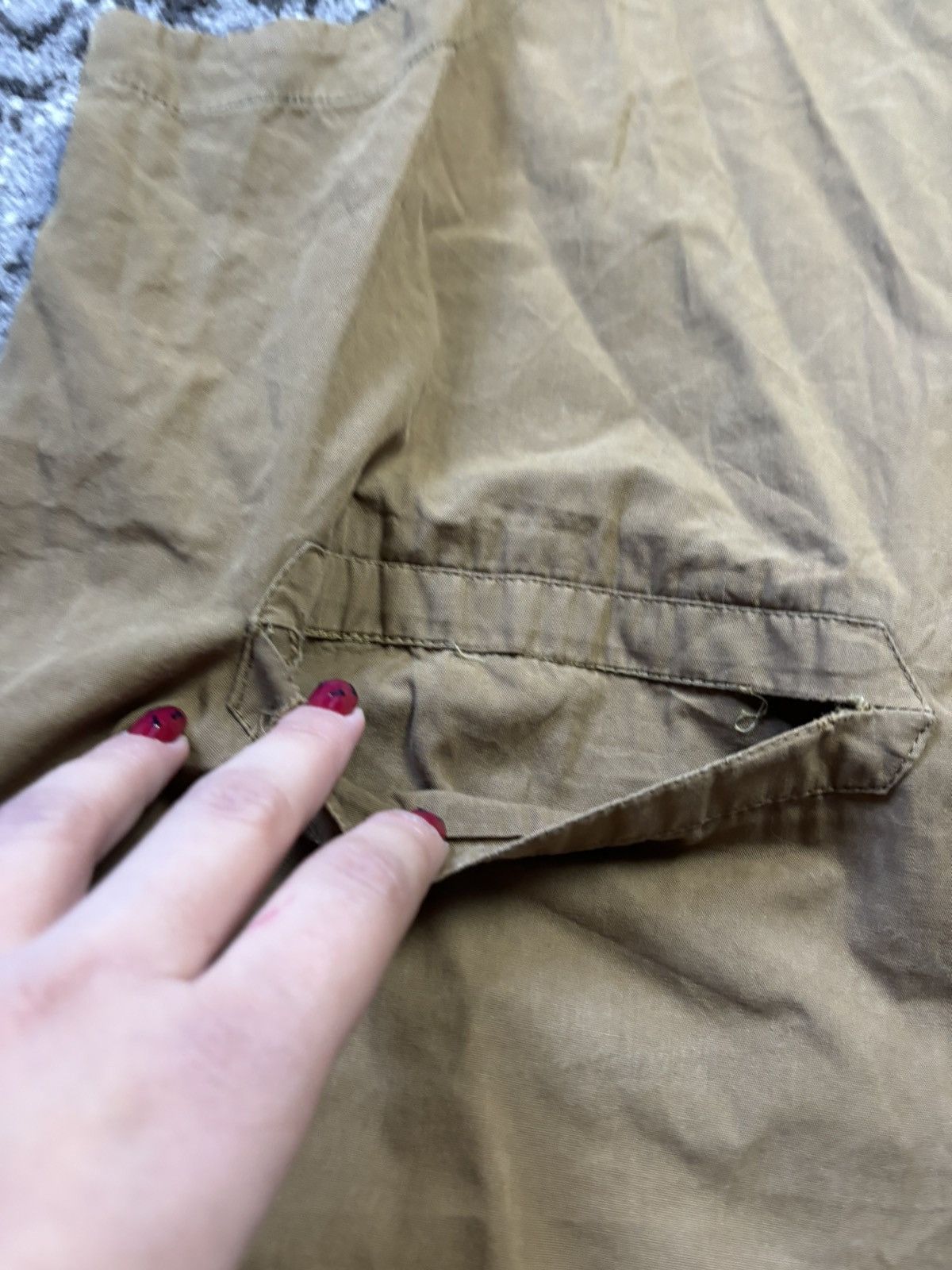 Japanese Brand × Vintage Vintage Y2K camel cotton vest Size L / US 10 / IT 46 - 2 Thumbnail