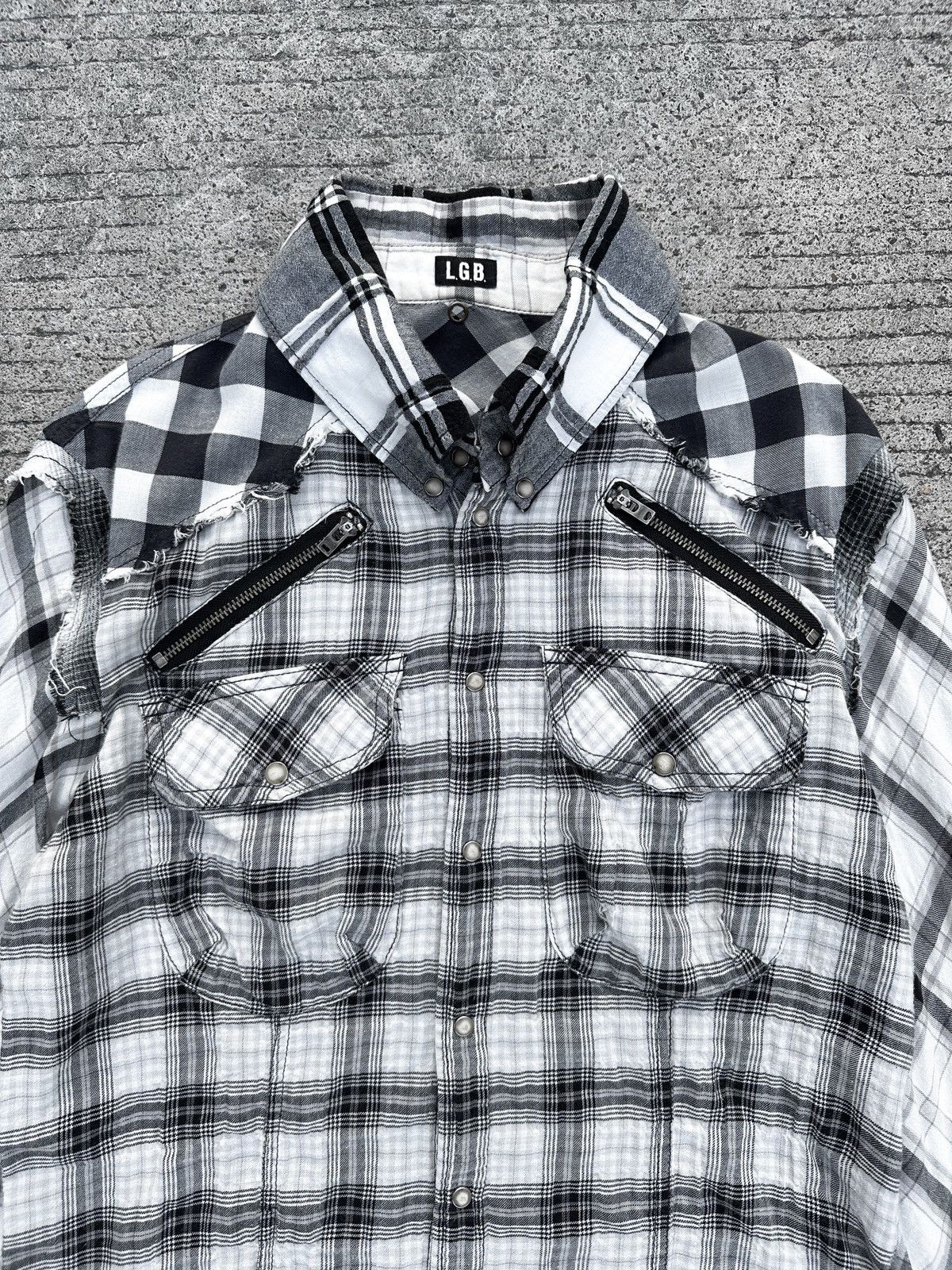 If Six Was Nine × Japanese Brand × Le Grande Bleu (L.G.B.) L.G.B. If Six Was Nine Grunge Shirts Size US S / EU 44-46 / 1 - 6 Thumbnail
