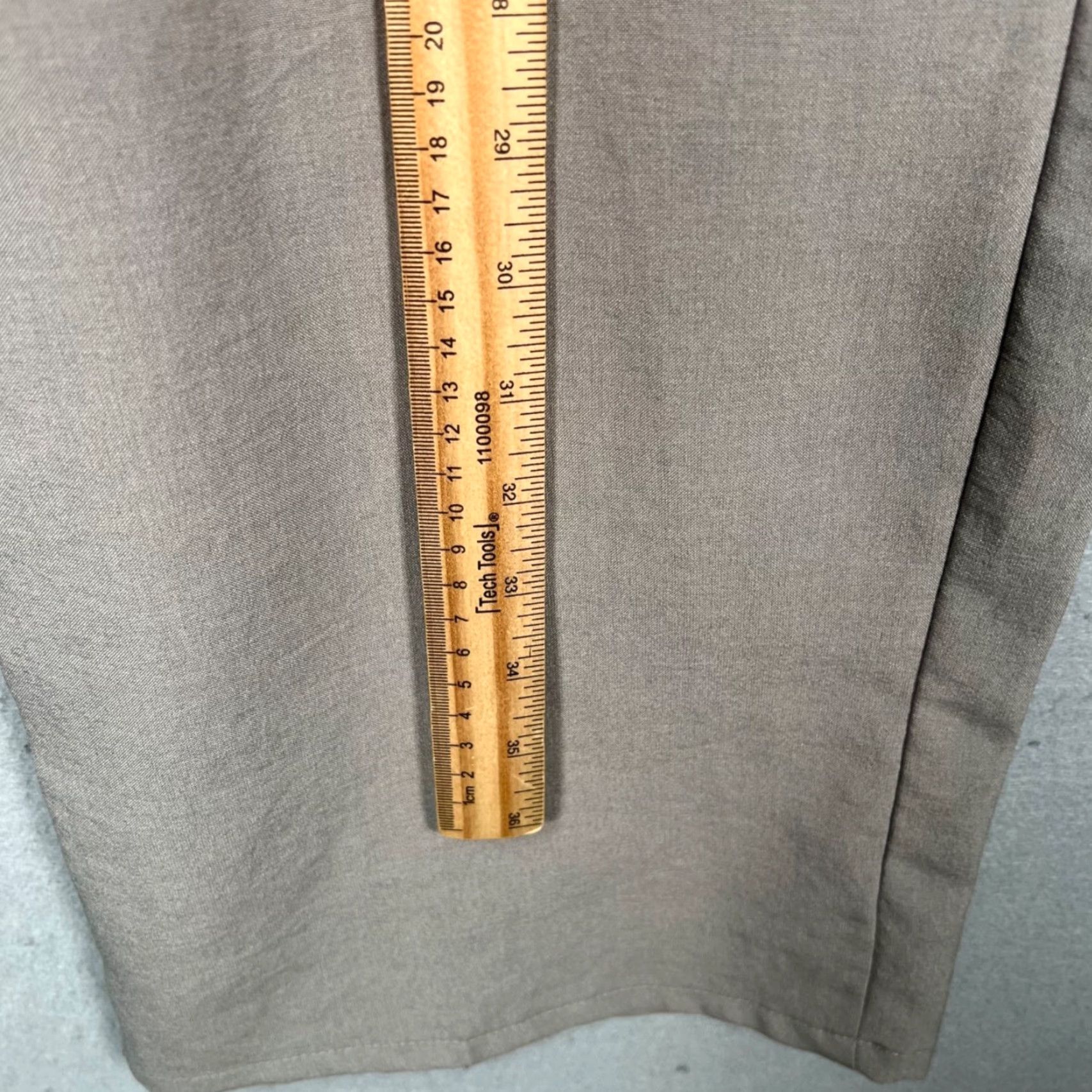 Vintage Landmuseum Womens One Size Gray Wide-Leg Elastic Waist Pants Size 42" / US 20 - 6 Thumbnail