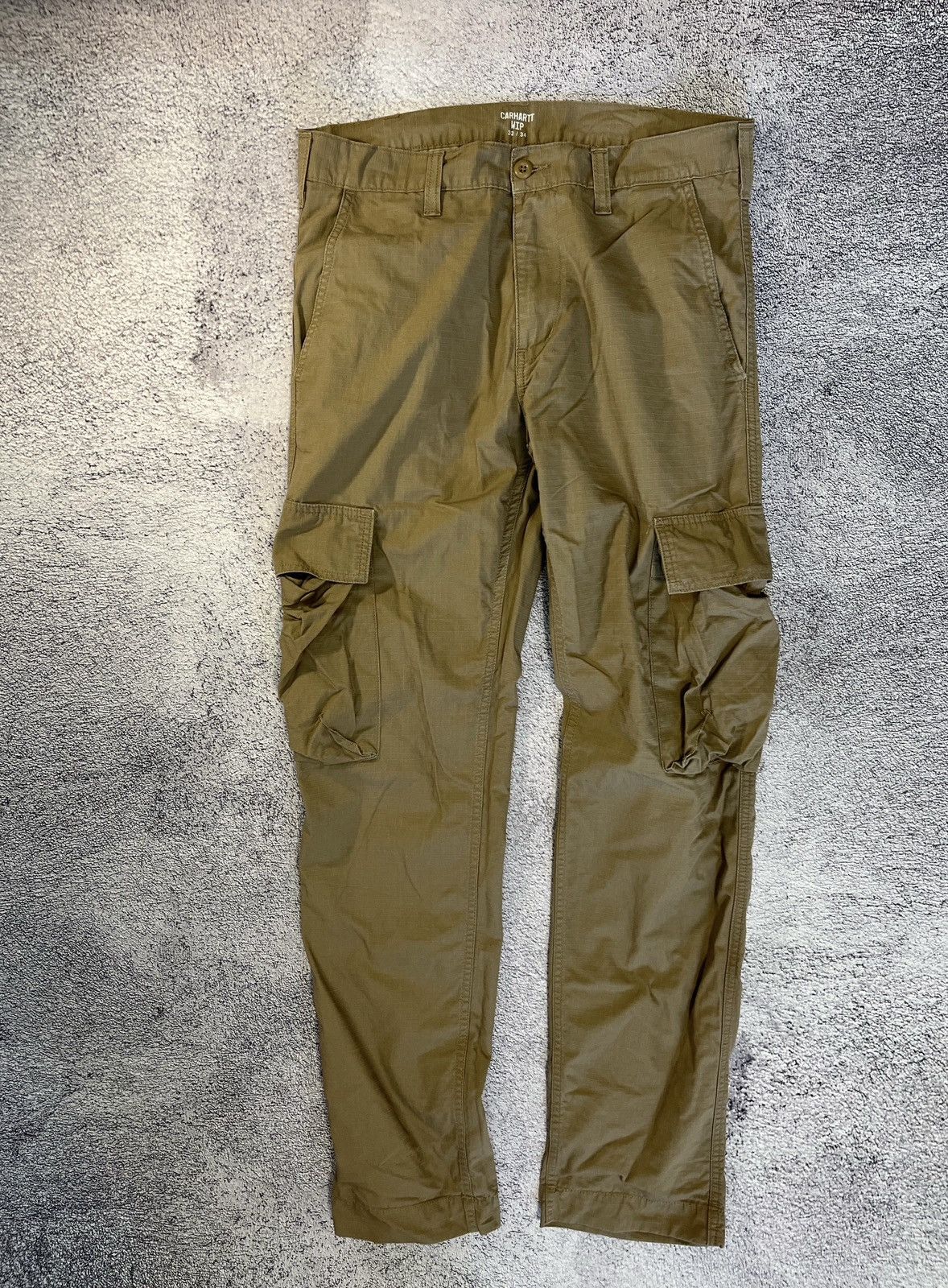 Carhartt Wip Carhartt WIP Slim Lear Cargo Pants Ripstop 32x34 Workwear Size US 32 / EU 48 - 2 Thumbnail