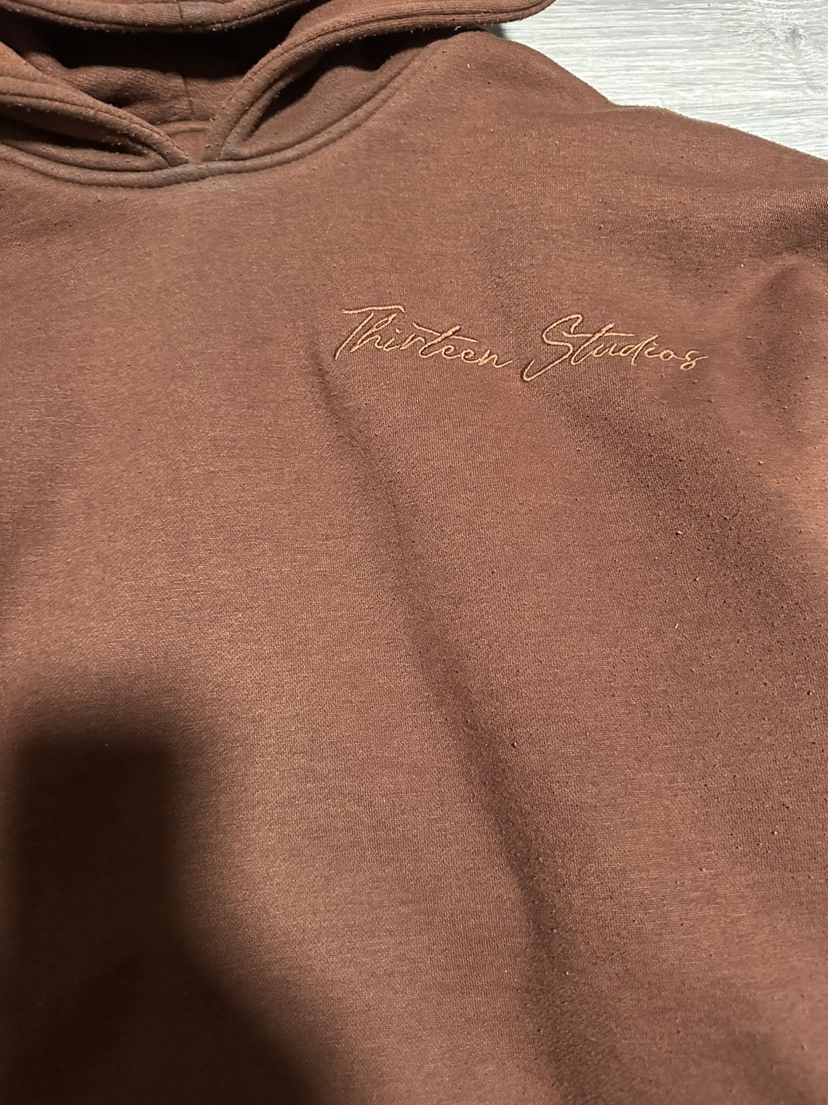 Thirteen Studios Thirteen Studio Brown Acid Hoodie with irreversible sides Size US M / EU 48-50 / 2 - 5 Thumbnail