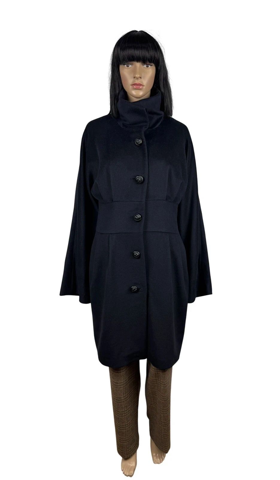 Other Delcorso Luxury Coat Wool Cashmere Mock Neck size 46 Size L / US 10 / IT 46 - 3 Thumbnail