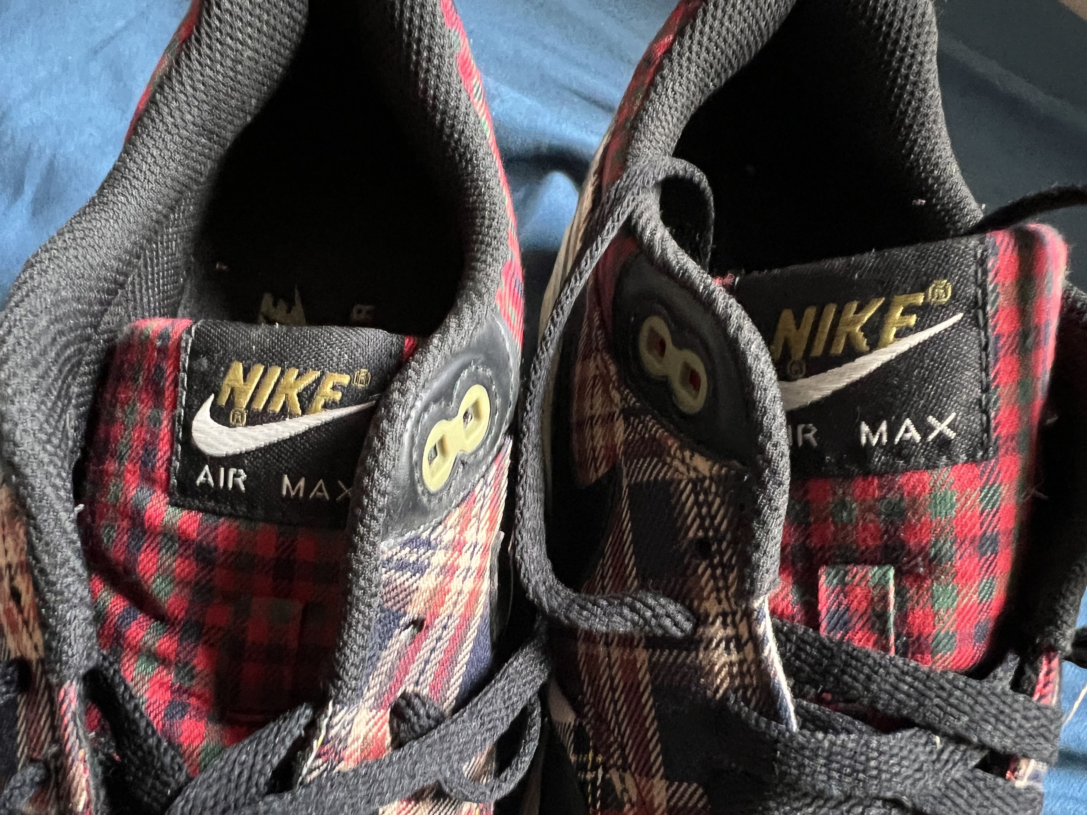 Nike Nike Air Max 1 ' Tartan Plaid ' Shoes 319986-001 Size US 10 Size US 10 / EU 43 - 11 Thumbnail