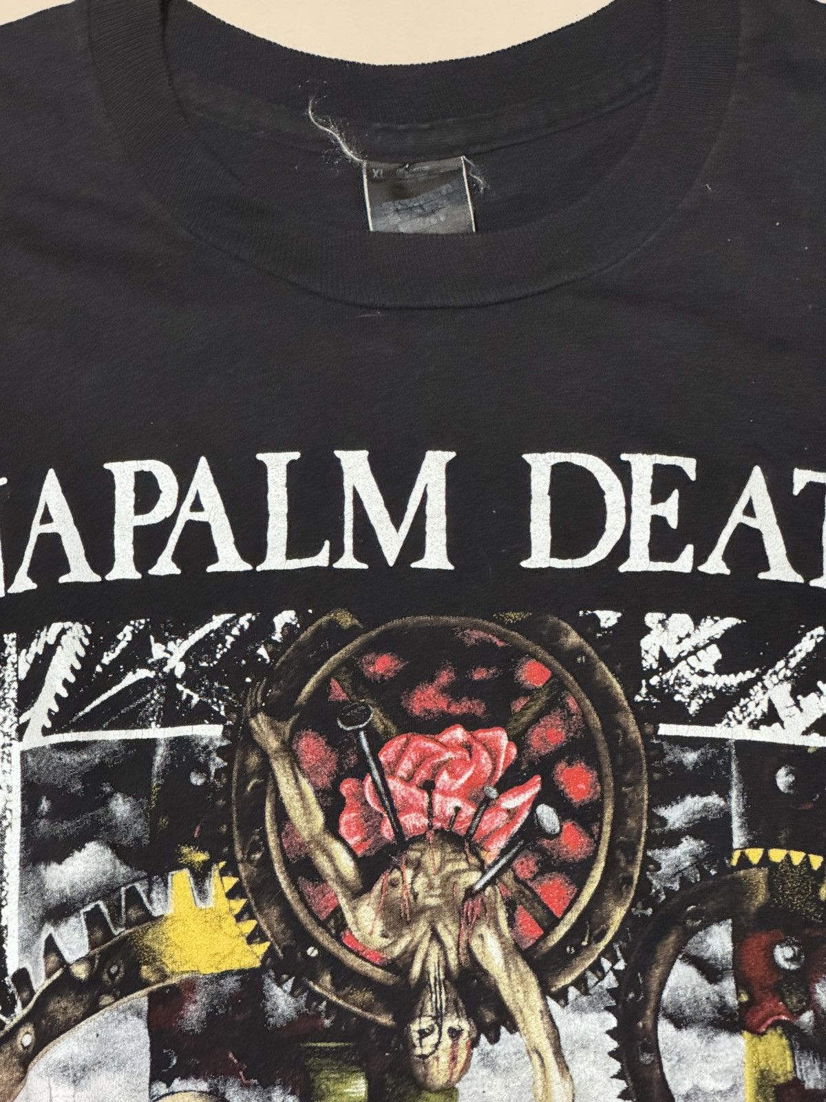 Other Napalm Death Campaign For Musical Destruction Tour 1992 tee Size US XL / EU 56 / 4 - 5 Thumbnail