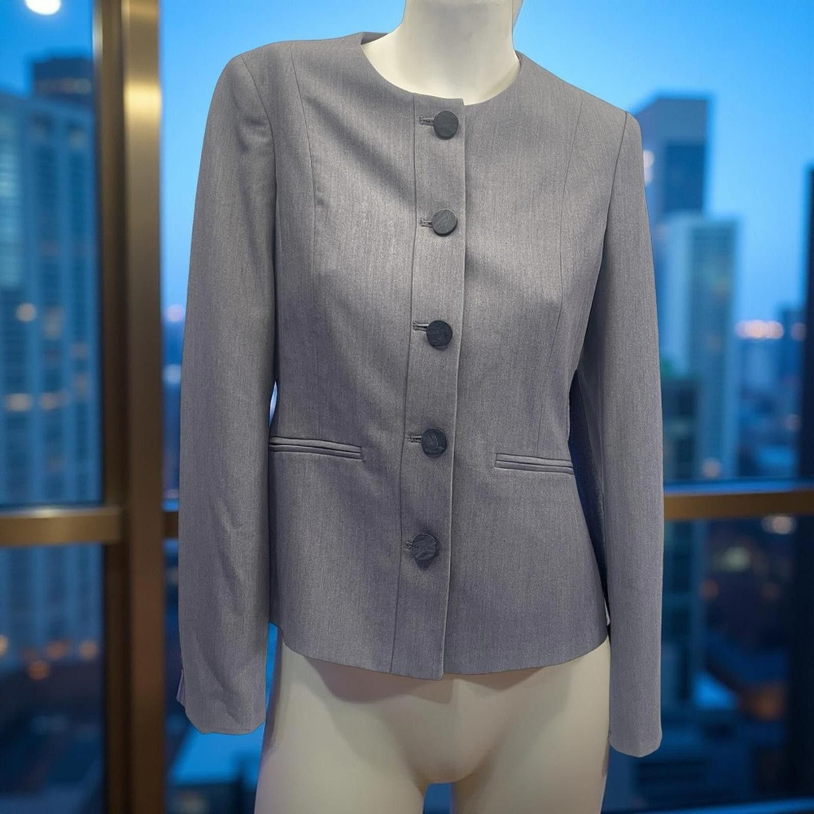 G2000 Elegant G2000 Gray Slim Fit Women's Jacket - Mint Condition Size M / US 6-8 / IT 42-44 - 1 Thumbnail