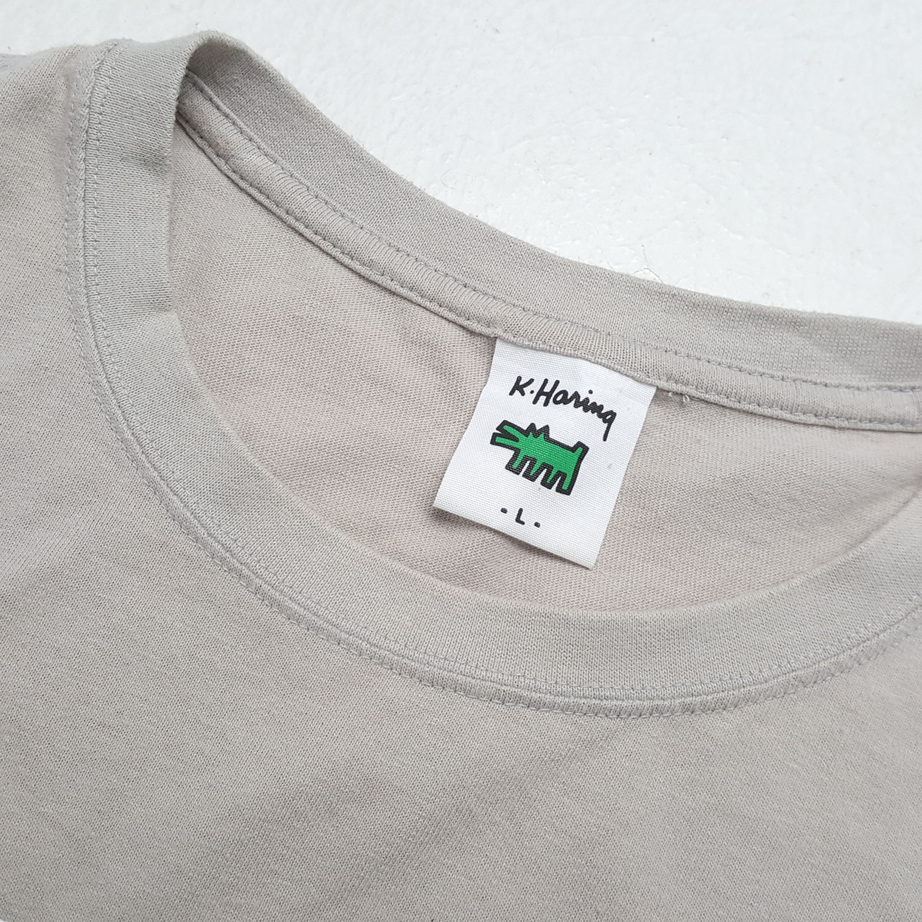 Keith Haring × Vintage Vintage KEITH HARING American Art Artist Artwork T-Shirts Size US L / EU 52-54 / 3 - 8 Thumbnail