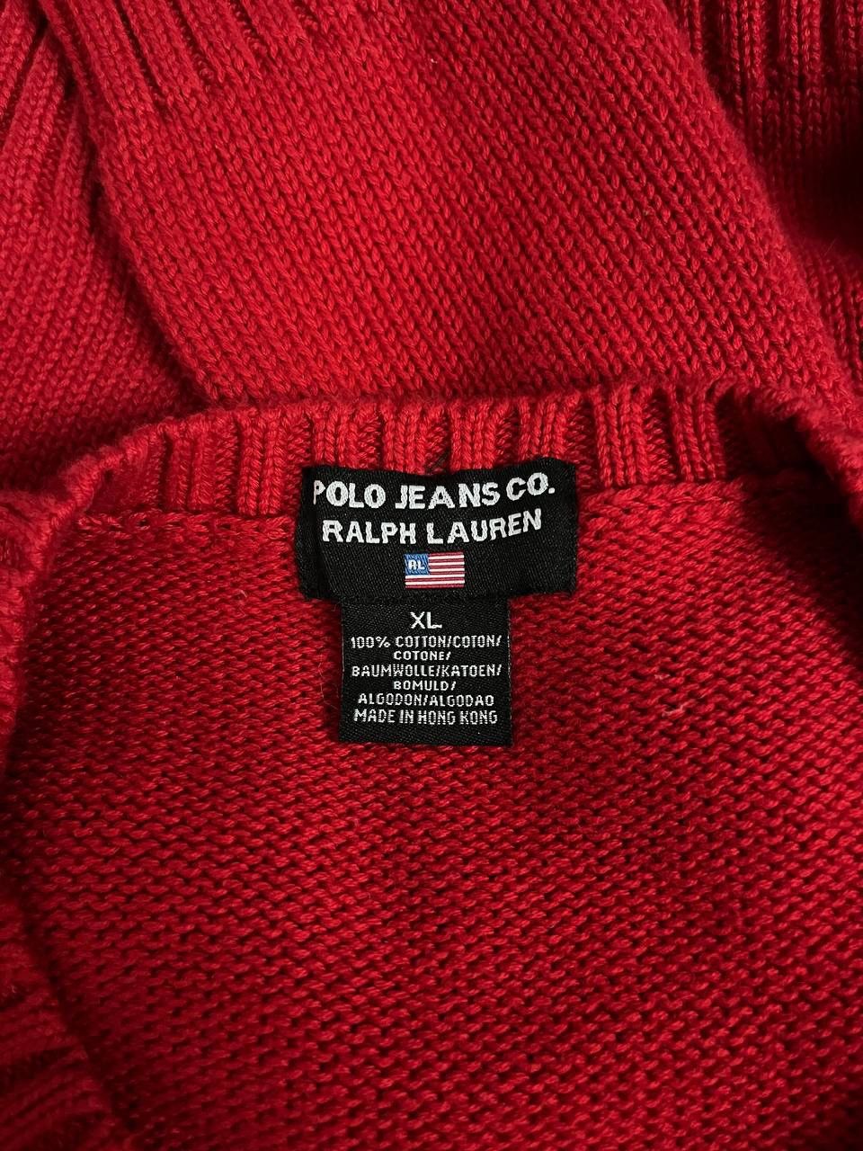 Polo Ralph Lauren Polo Ralph Lauren Sweater Red American Flag Size US XL / EU 56 / 4 - 10 Thumbnail