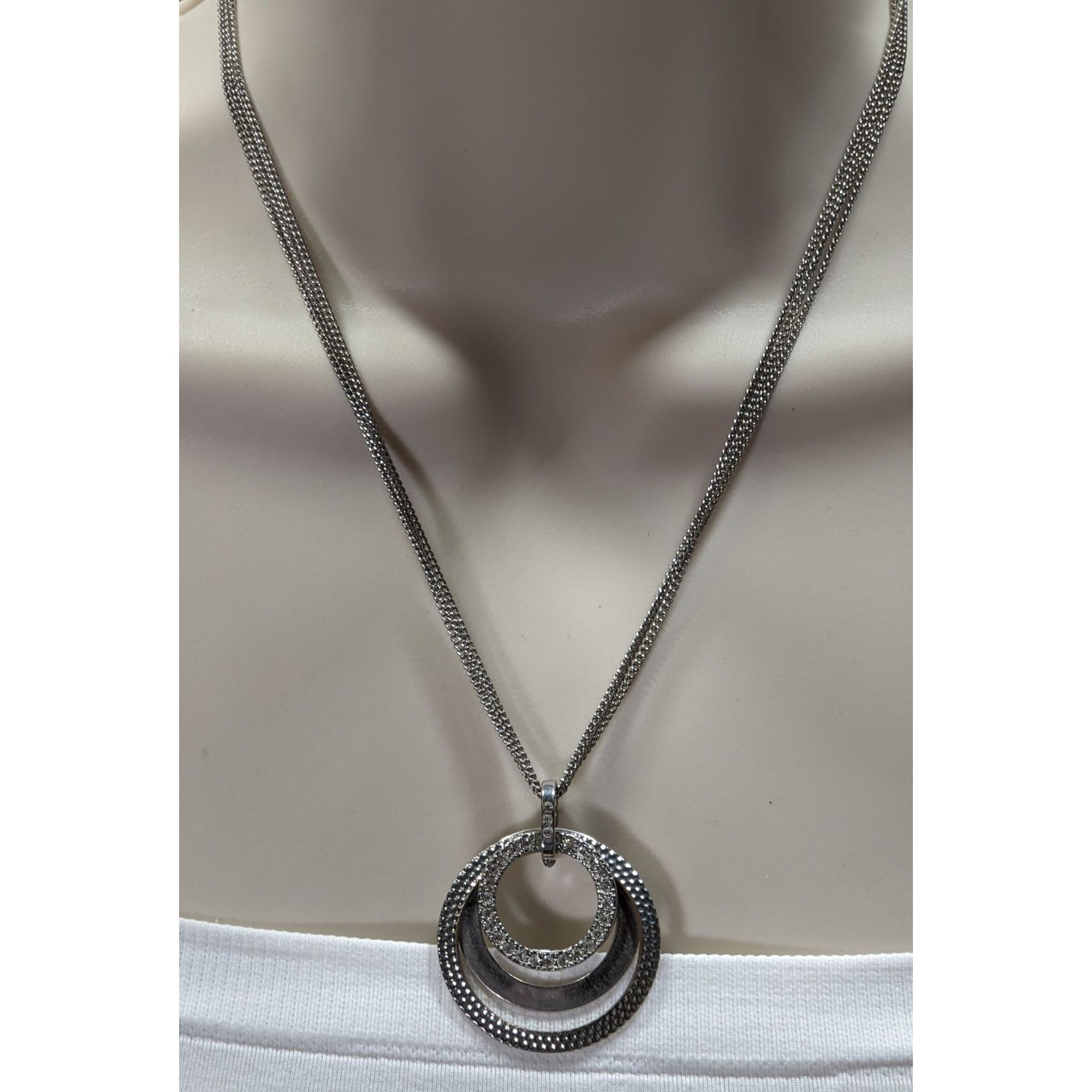 Other Vintage Glam Premier Designs Silver-Tone Multi-Strand Neckla Size ONE SIZE - 3 Thumbnail