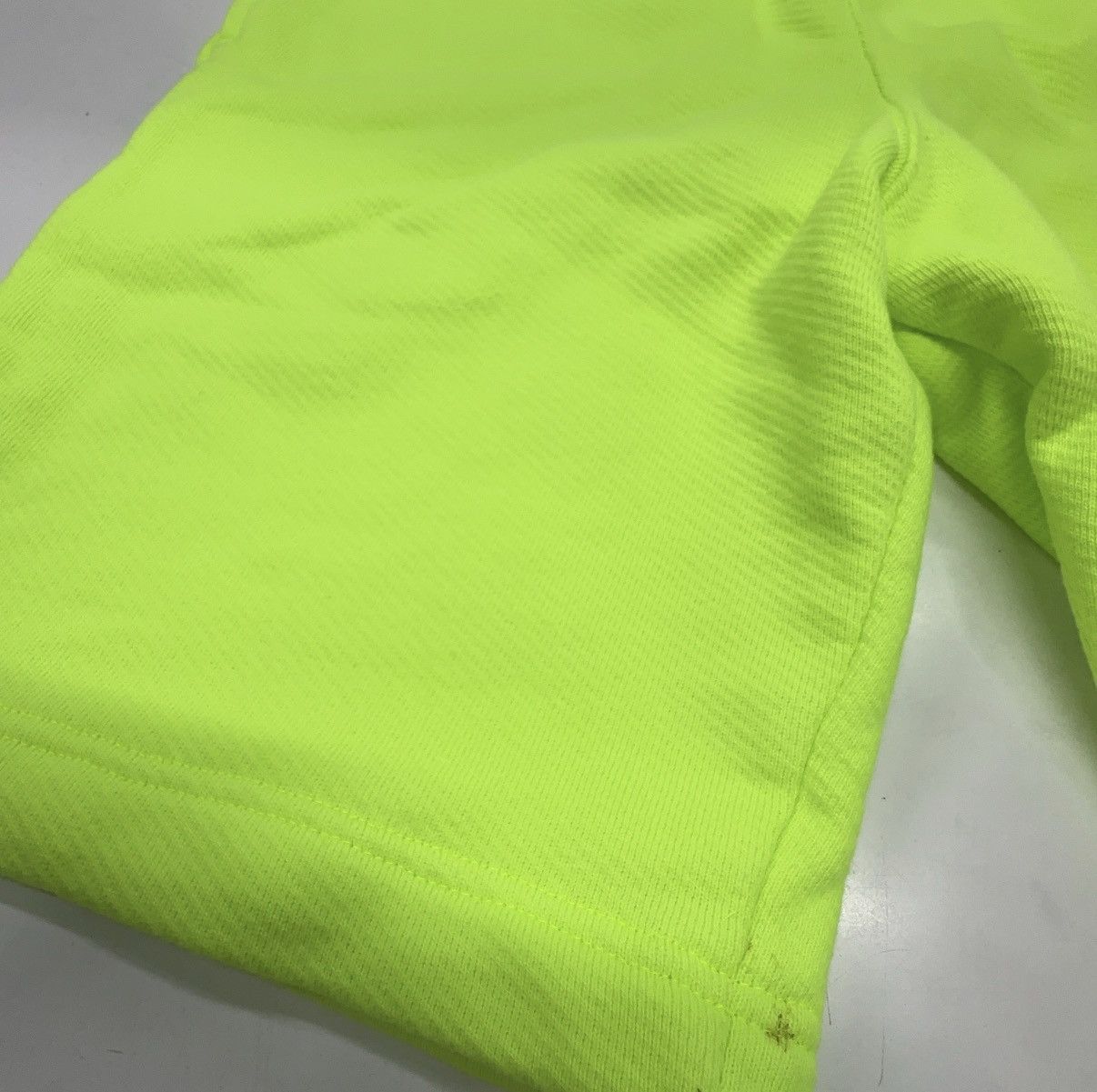 Off-White Off-White Fluorescent Yellow 3D Pencil Sweatshorts Size US 30 / EU 46 - 8 Thumbnail