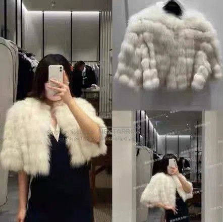 Valentino Valentino Arctic Fox Fur Coat. Size S / US 4 / IT 40 - 6 Thumbnail