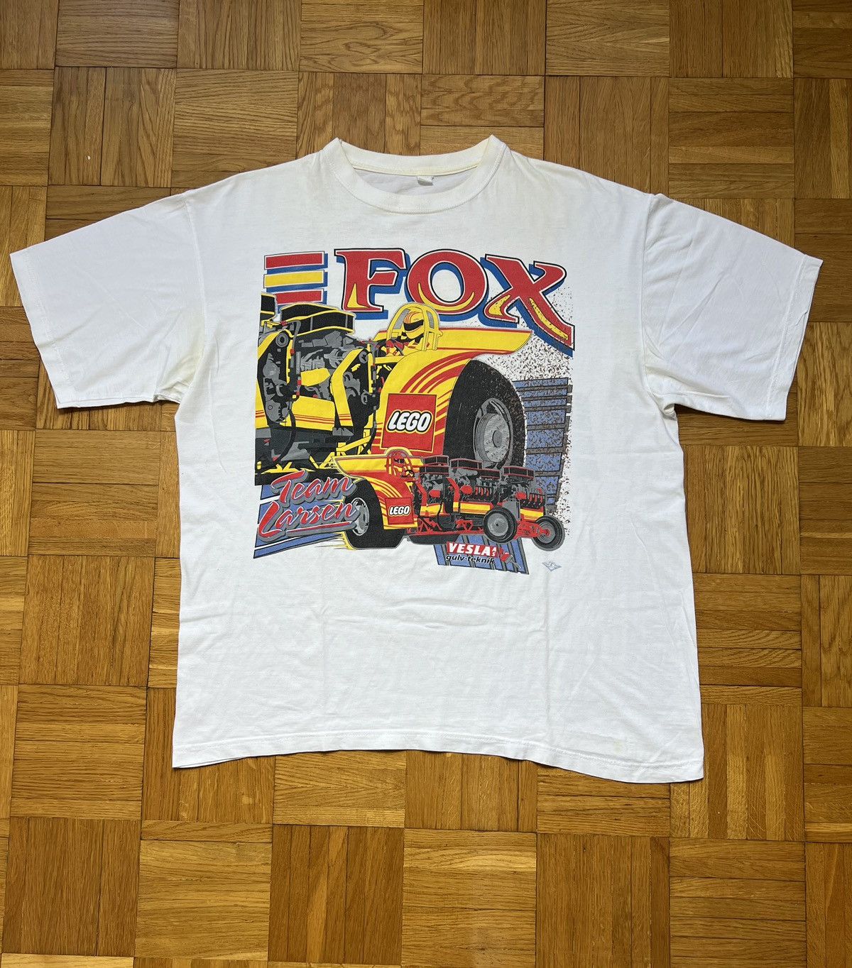 LEGO × Vintage Tshirt Fox Lego 2002 vintage champion rare car Size US XL / EU 56 / 4 - 3 Thumbnail