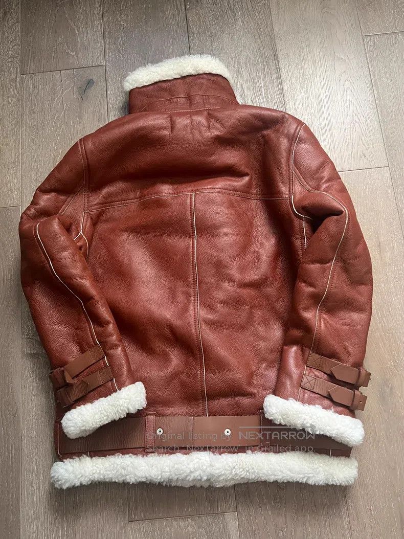 Acne Studios Acne Studios Brown Fur and Leather Combination Size 4XL / US 24-26 - 8 Thumbnail